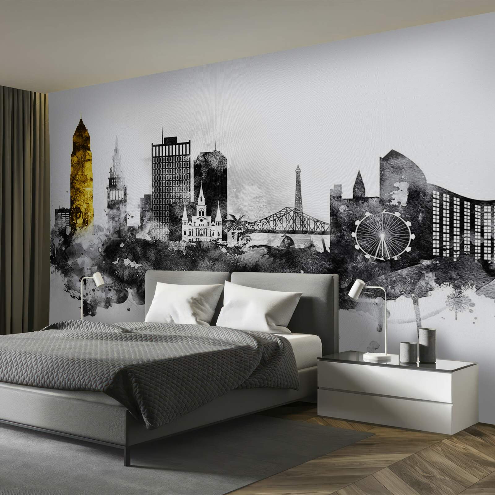 Fototapeta architektonickú abstrakciu mestského priestoru