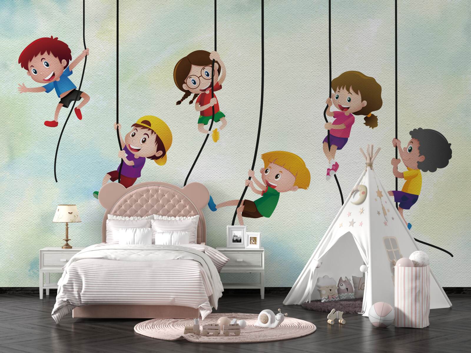 Fototapeta chlapi na lane