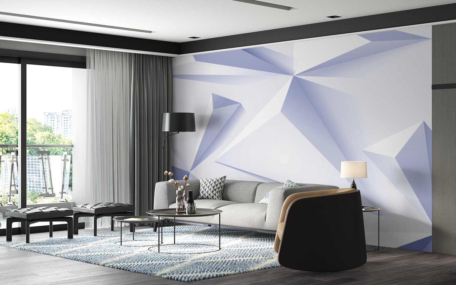 Fototapeta ľahké 3D pyramídy