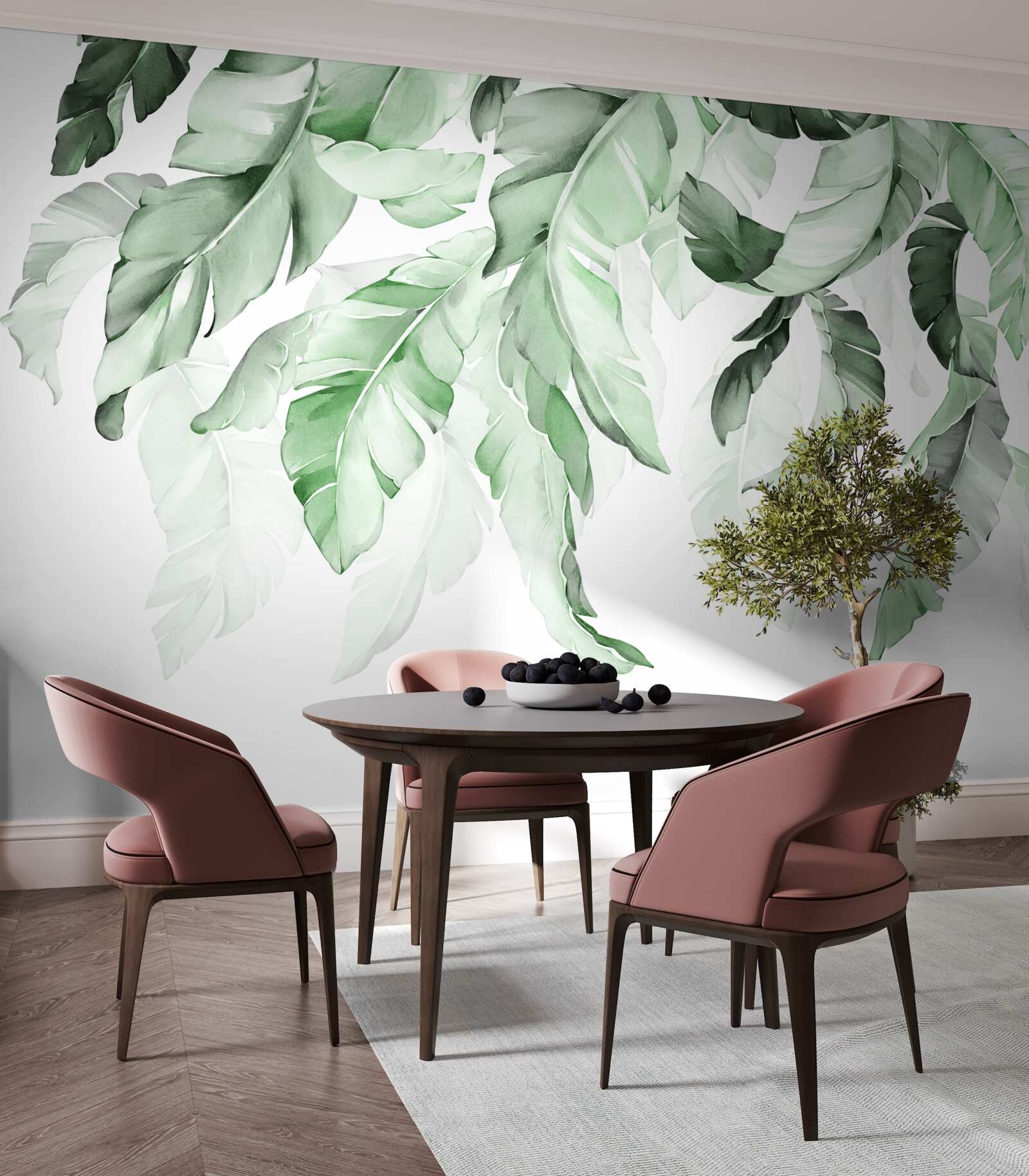 Fototapeta listy paprade visia