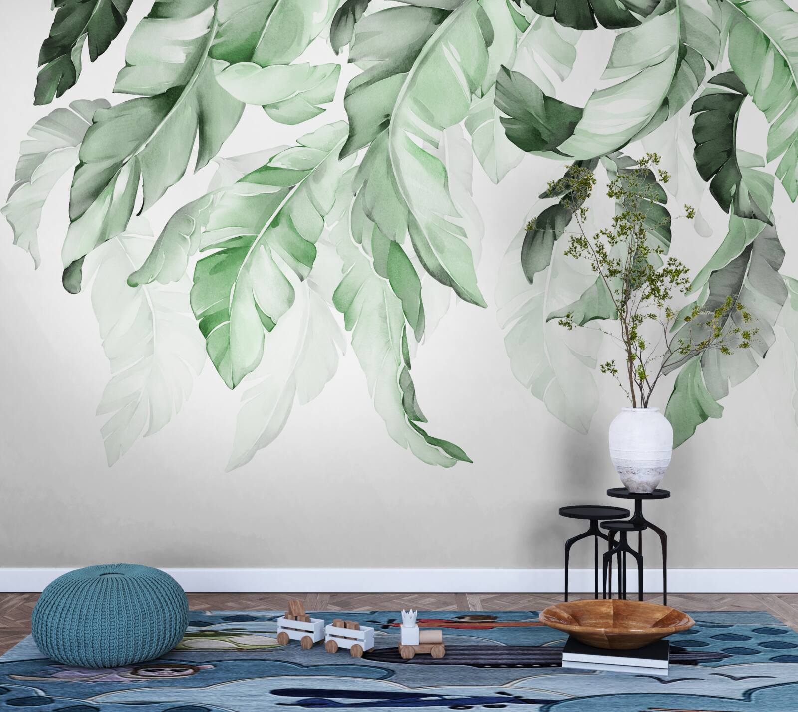 Fototapeta listy paprade visia