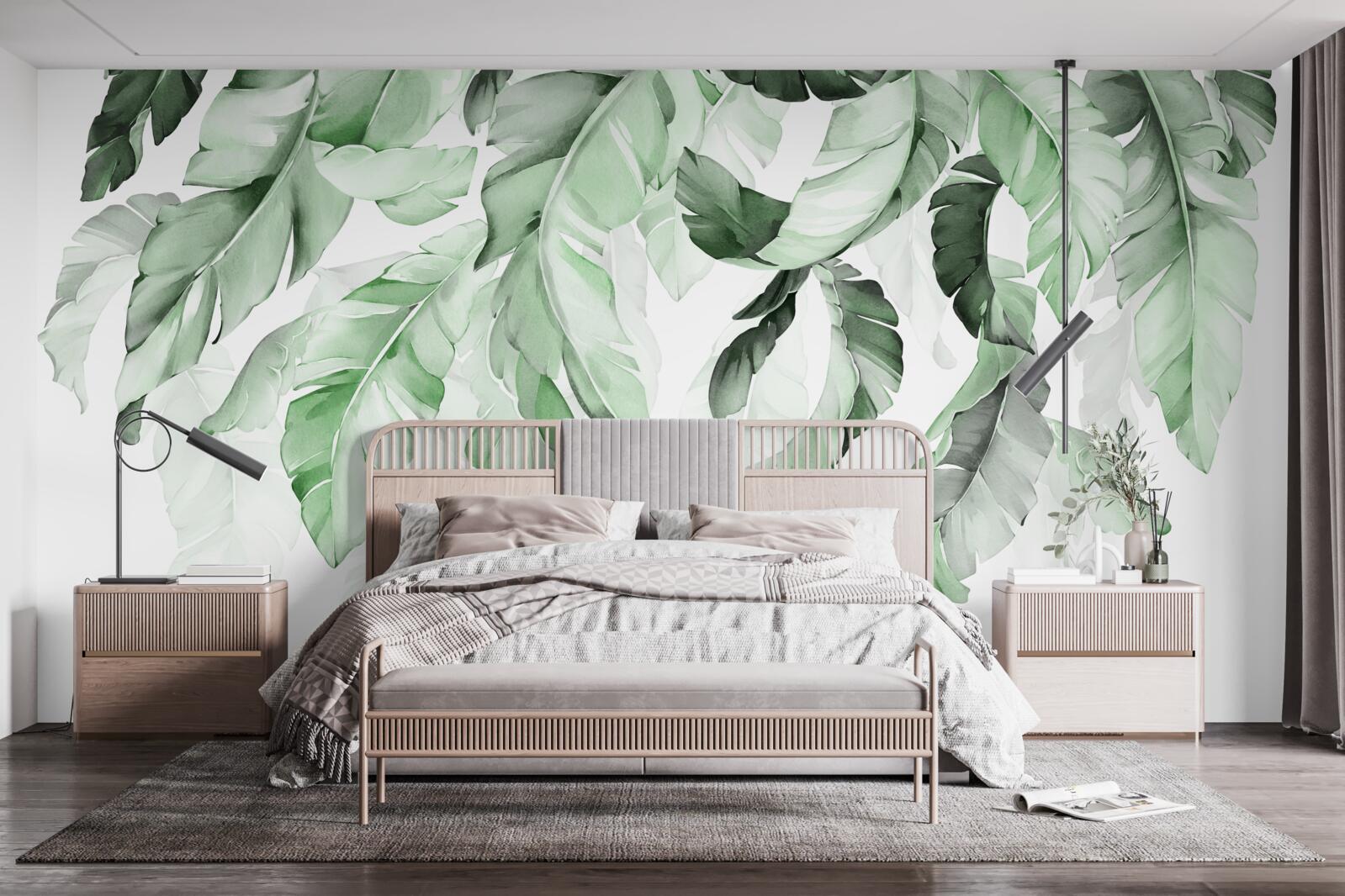 Fototapeta listy paprade visia