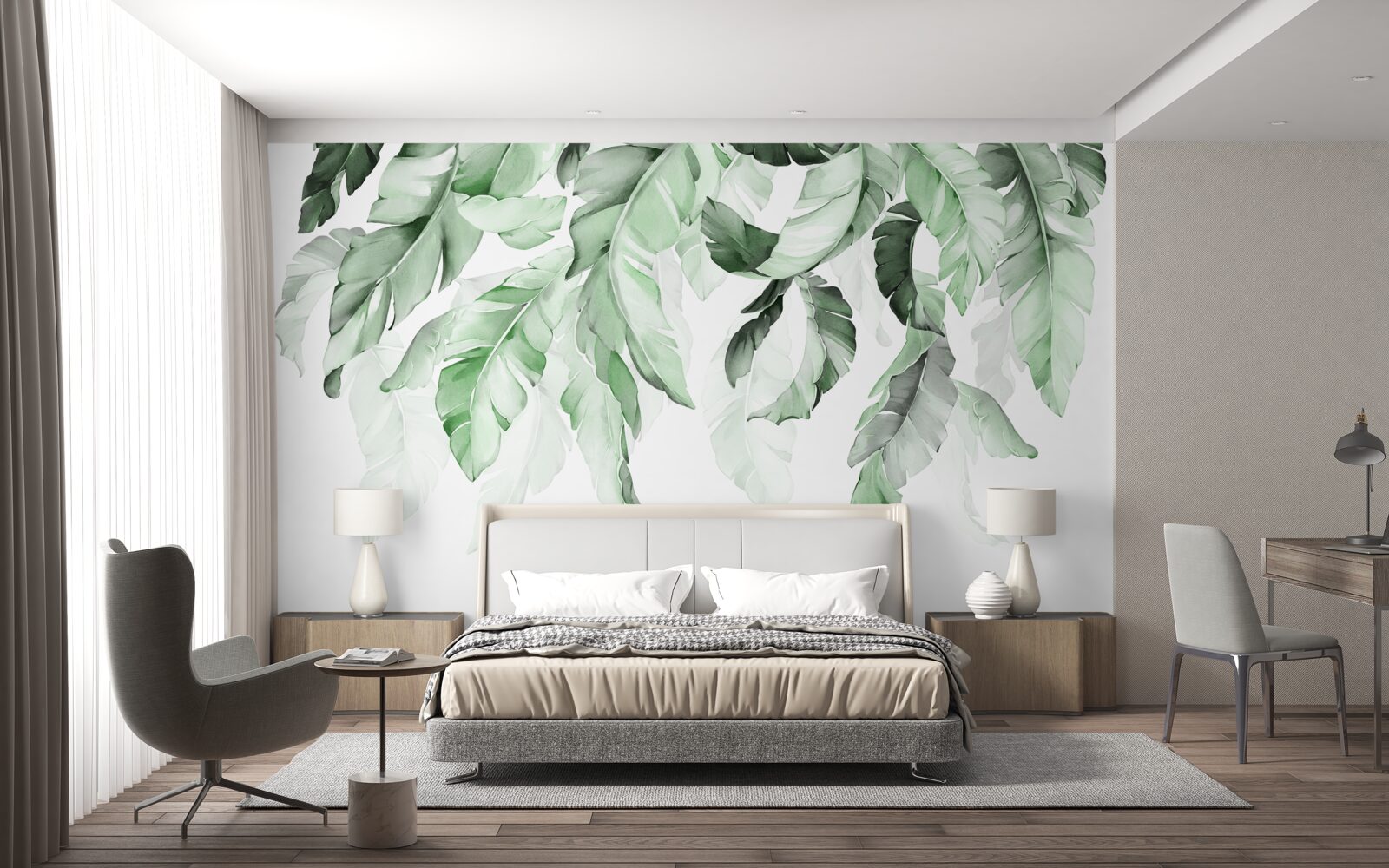 Fototapeta listy paprade visia