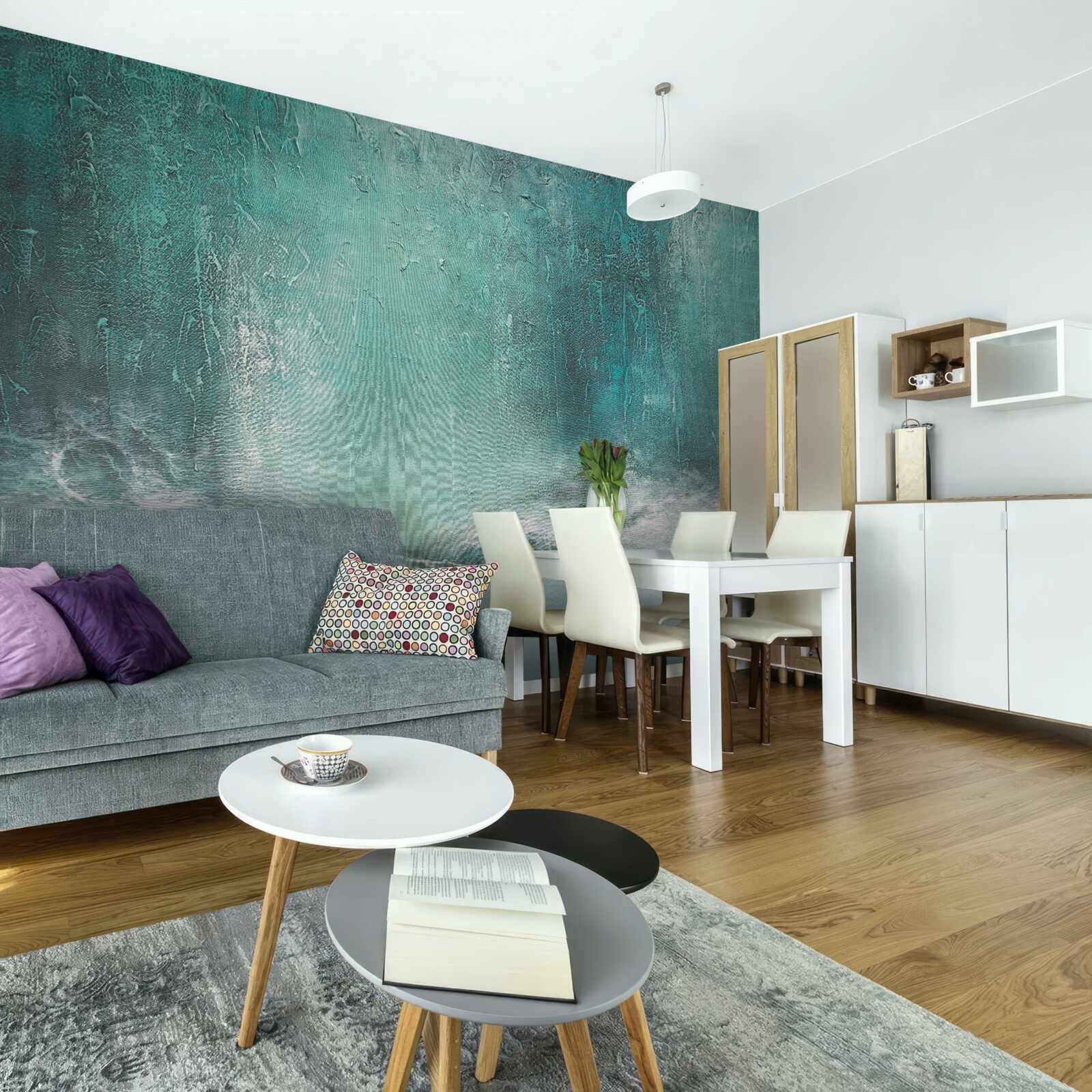 Fototapeta dážď nad oceánom