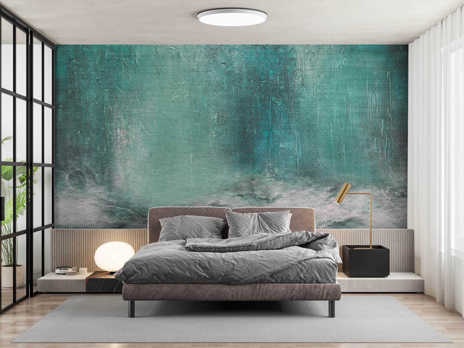 Fototapeta dážď nad oceánom