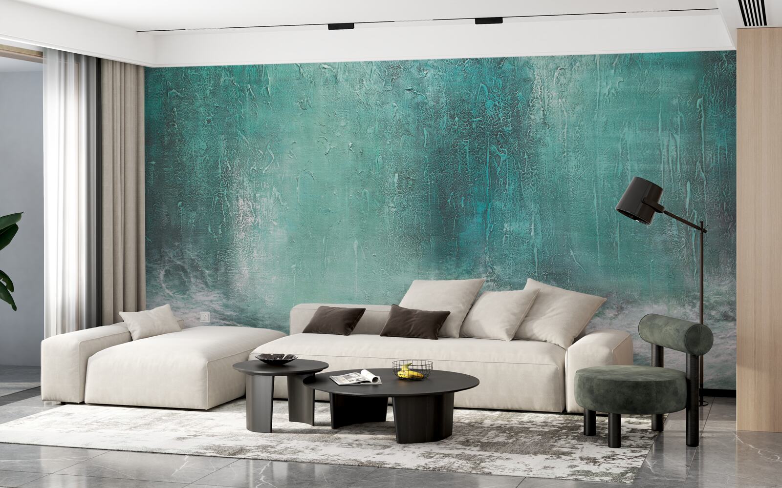 Fototapeta dážď nad oceánom