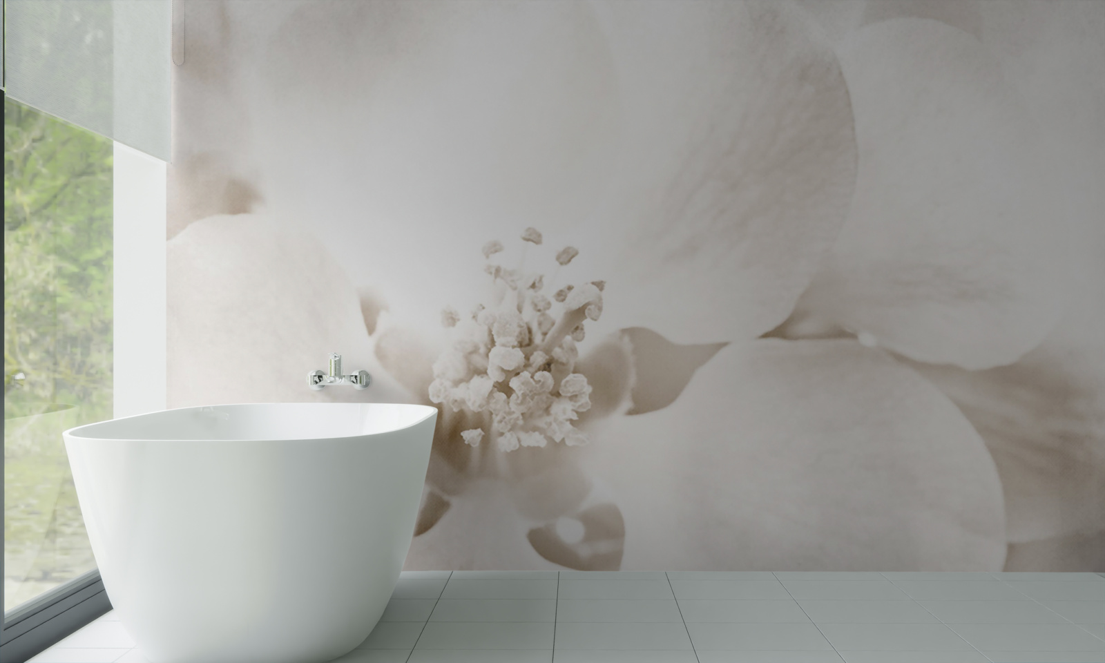 Fototapeta veľký jemný púčik orchidey