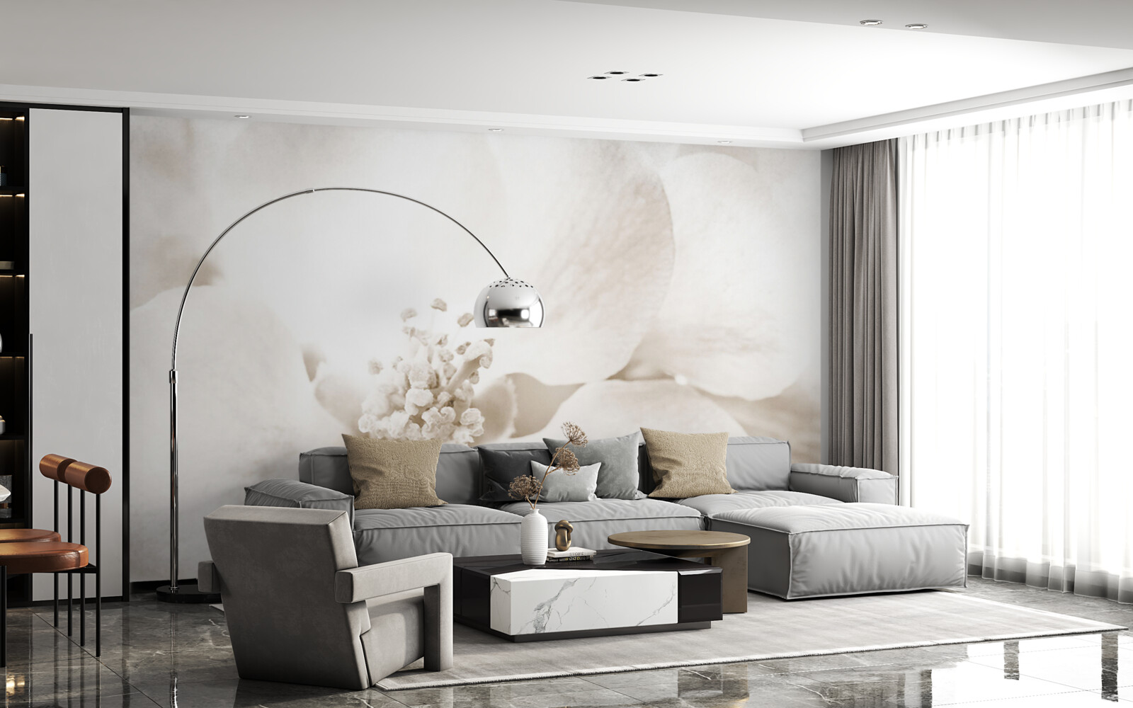 Fototapeta veľký jemný púčik orchidey