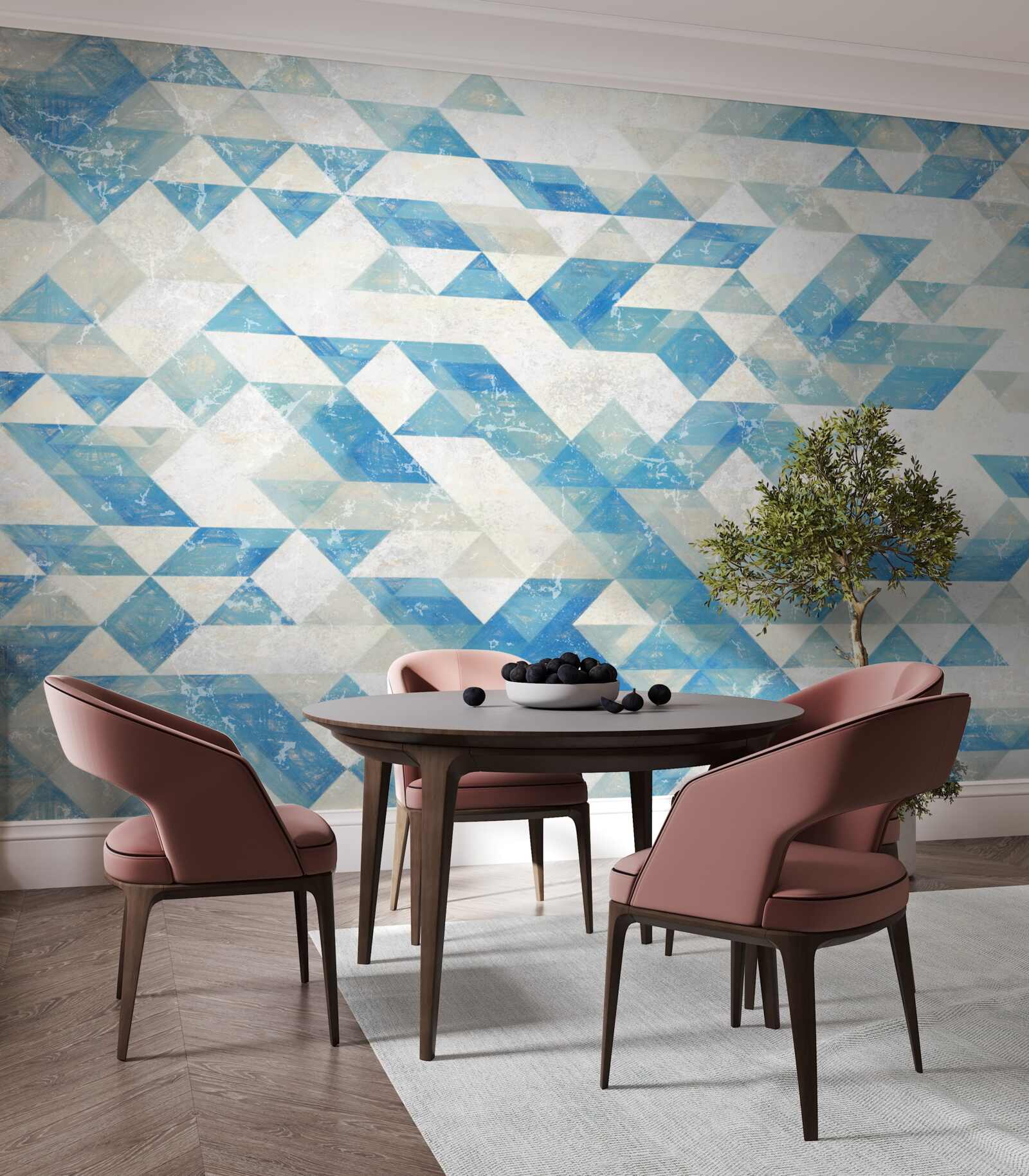 Fototapeta geometrické tvary v abstrakcii