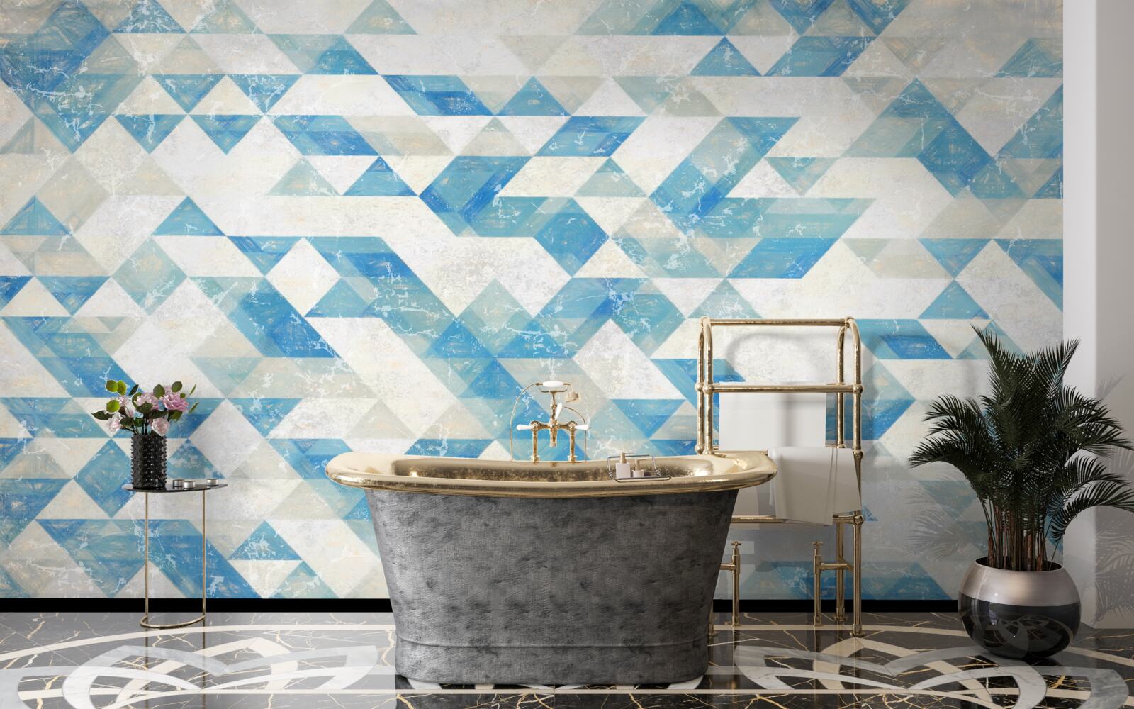 Fototapeta geometrické tvary v abstrakcii