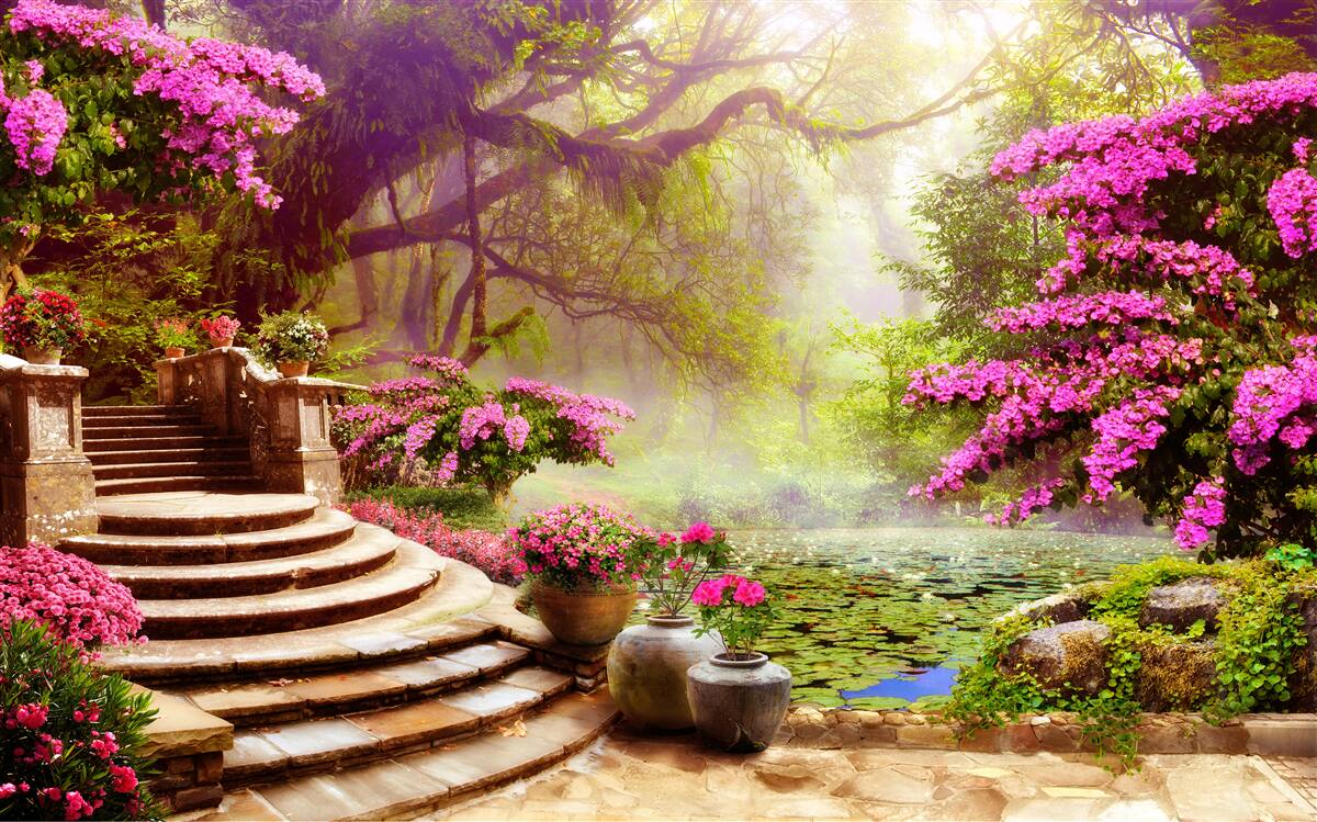 Fototapeta krajina s hlukom