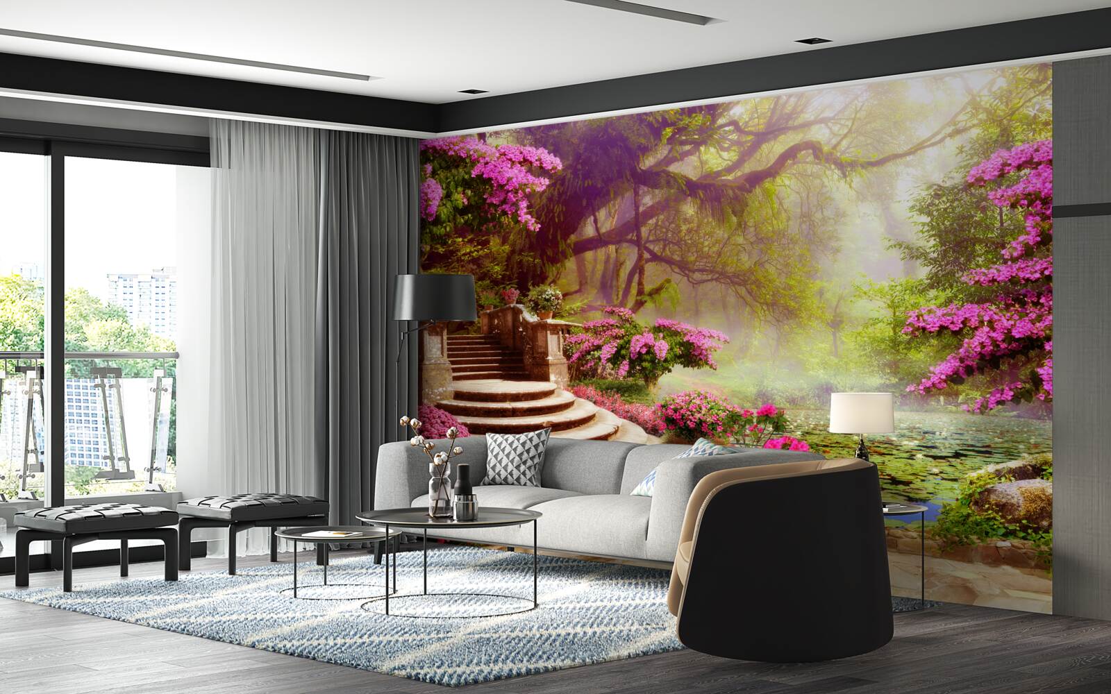 Fototapeta krajina s hlukom