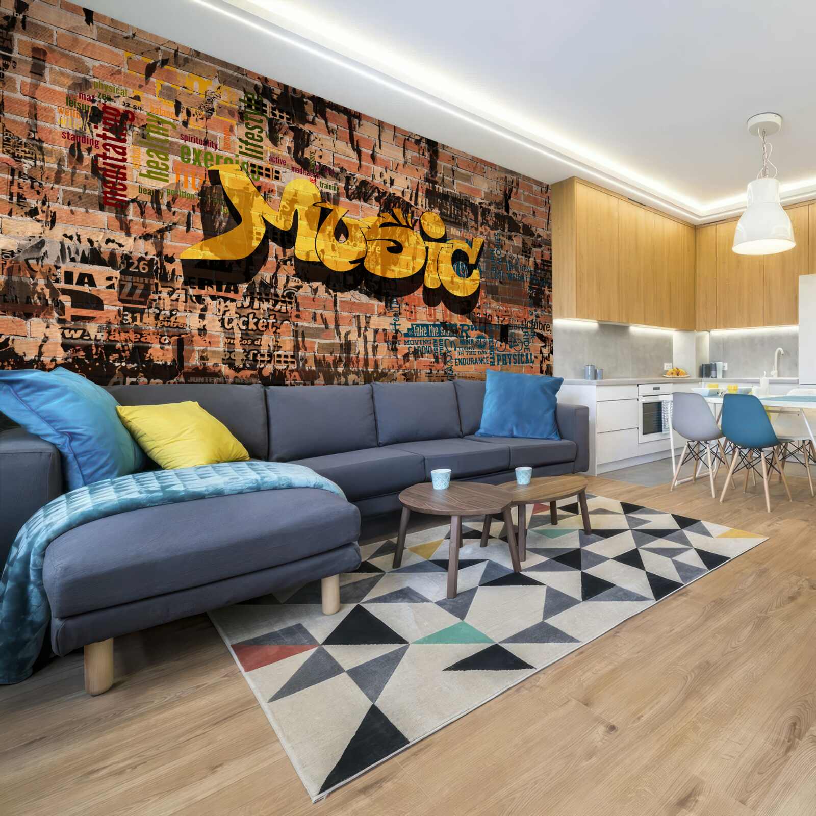 Fototapeta graffiti vo zvukoch