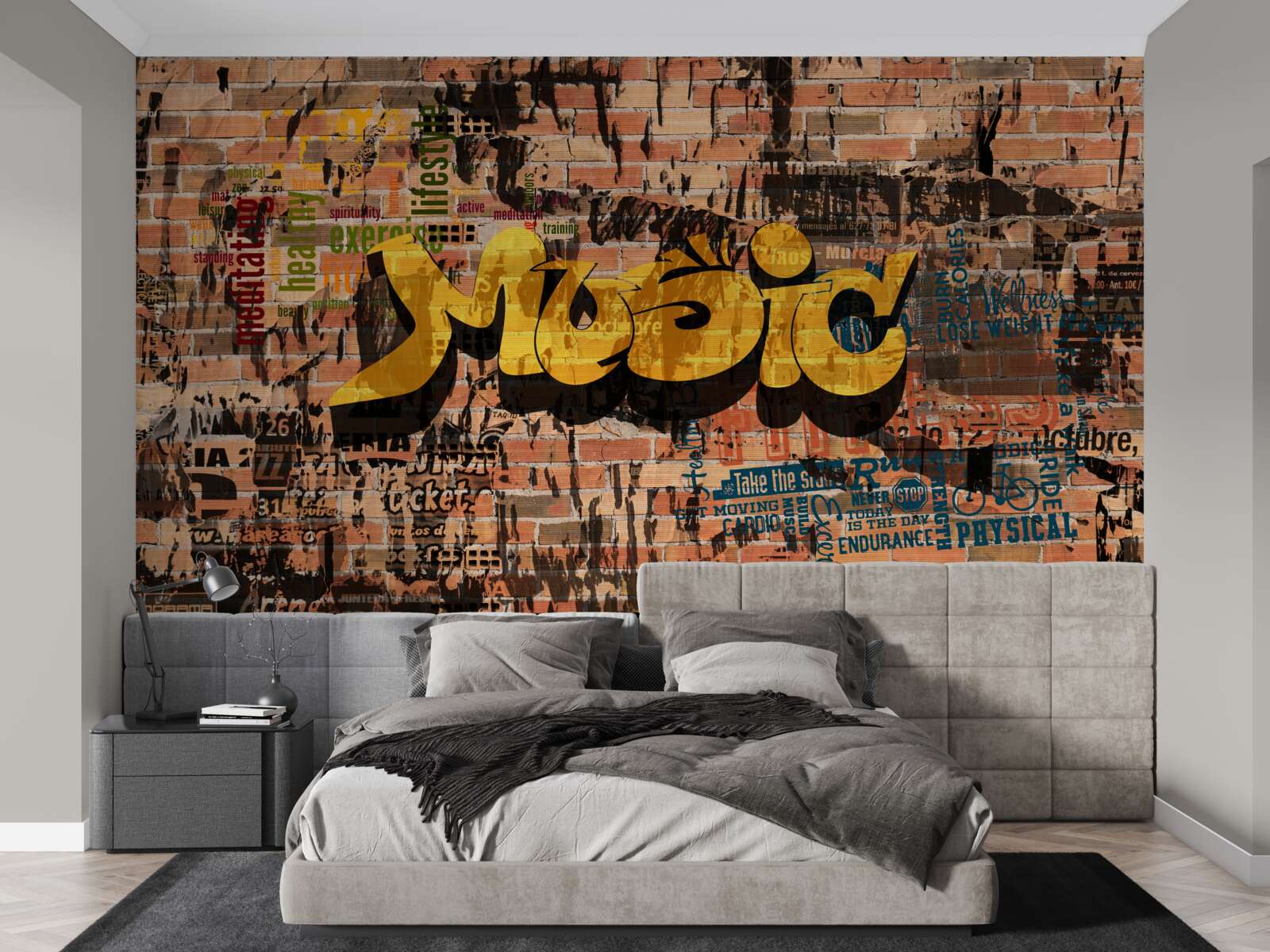 Fototapeta graffiti vo zvukoch