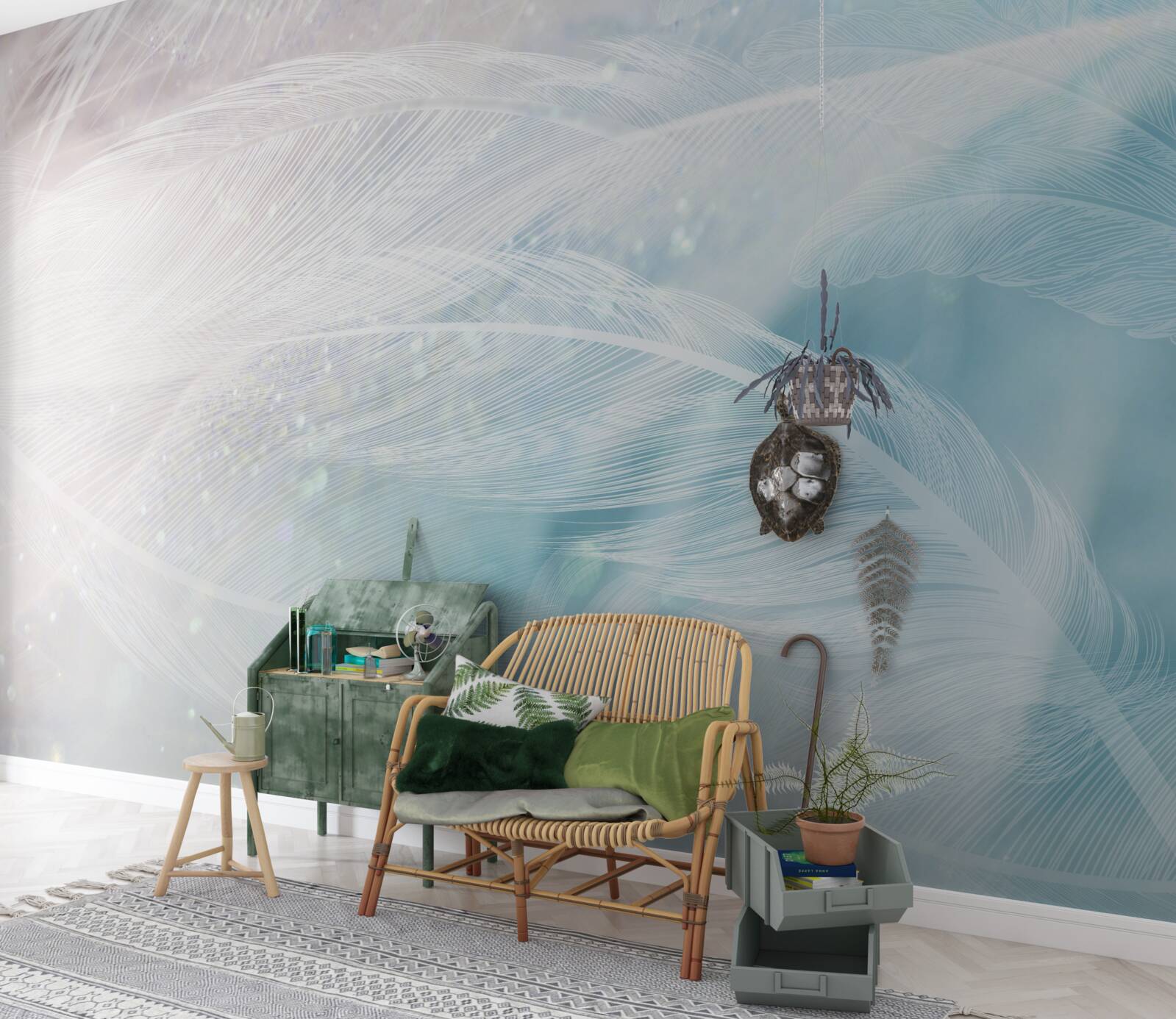 Fototapeta perie v abstrakcii