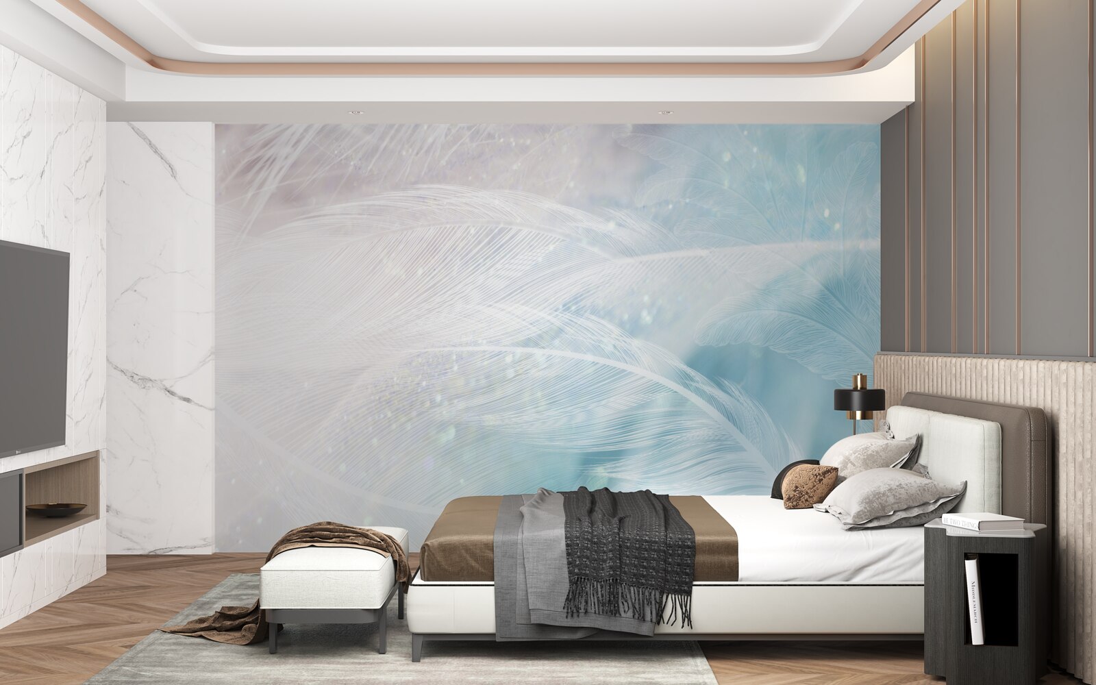 Fototapeta perie v abstrakcii