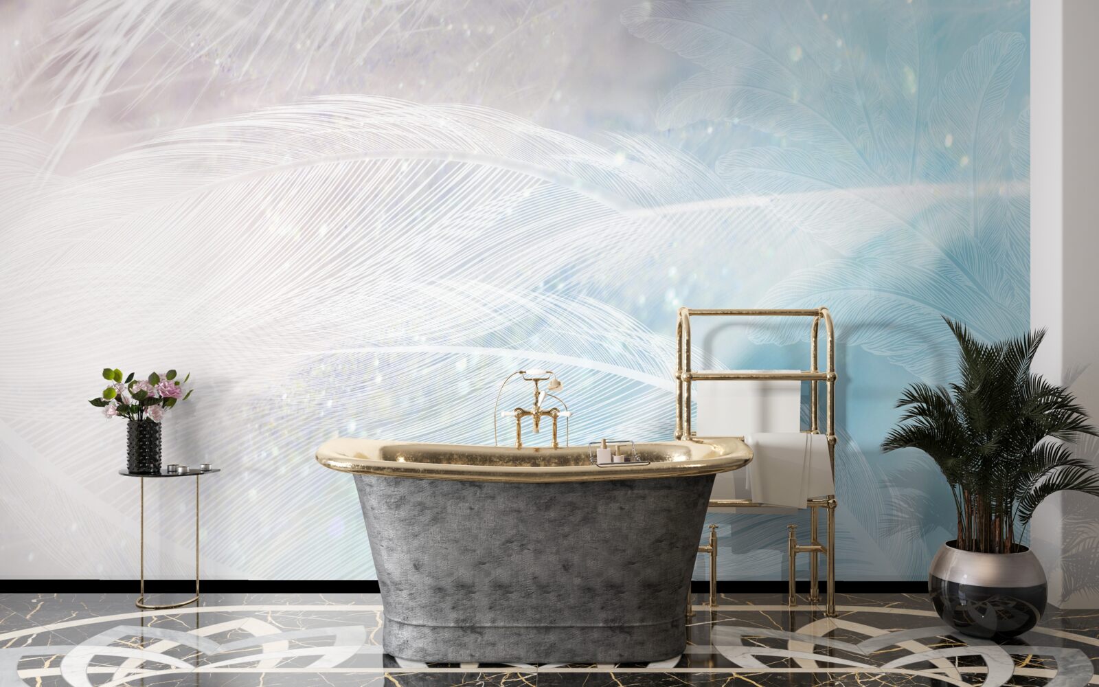 Fototapeta perie v abstrakcii