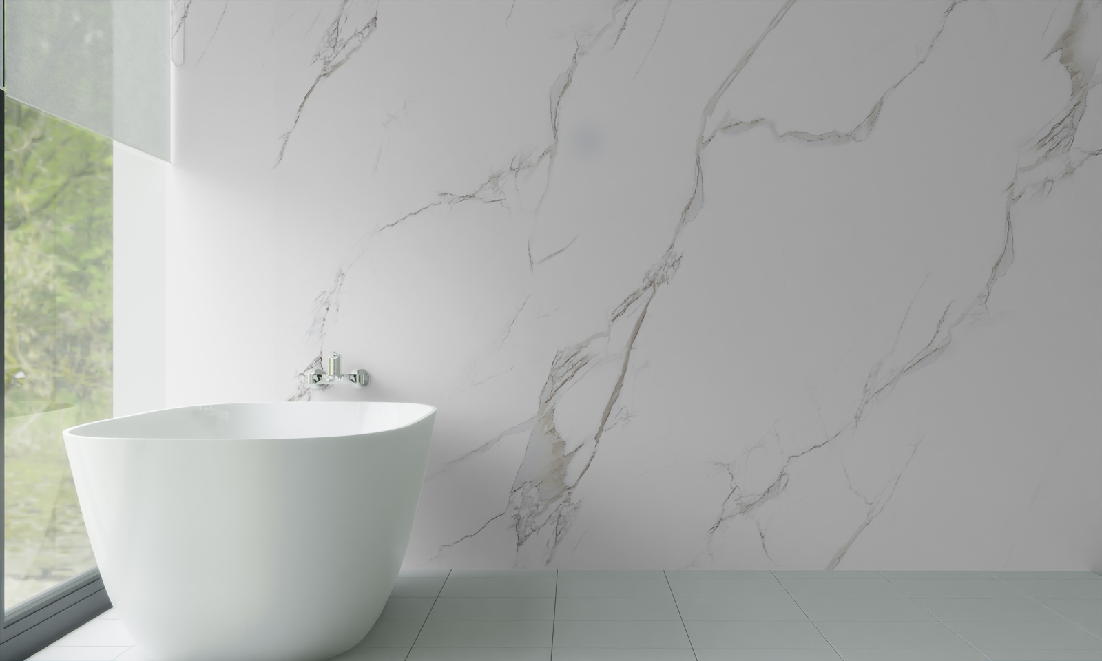 Fototapeta snehobiely mramor