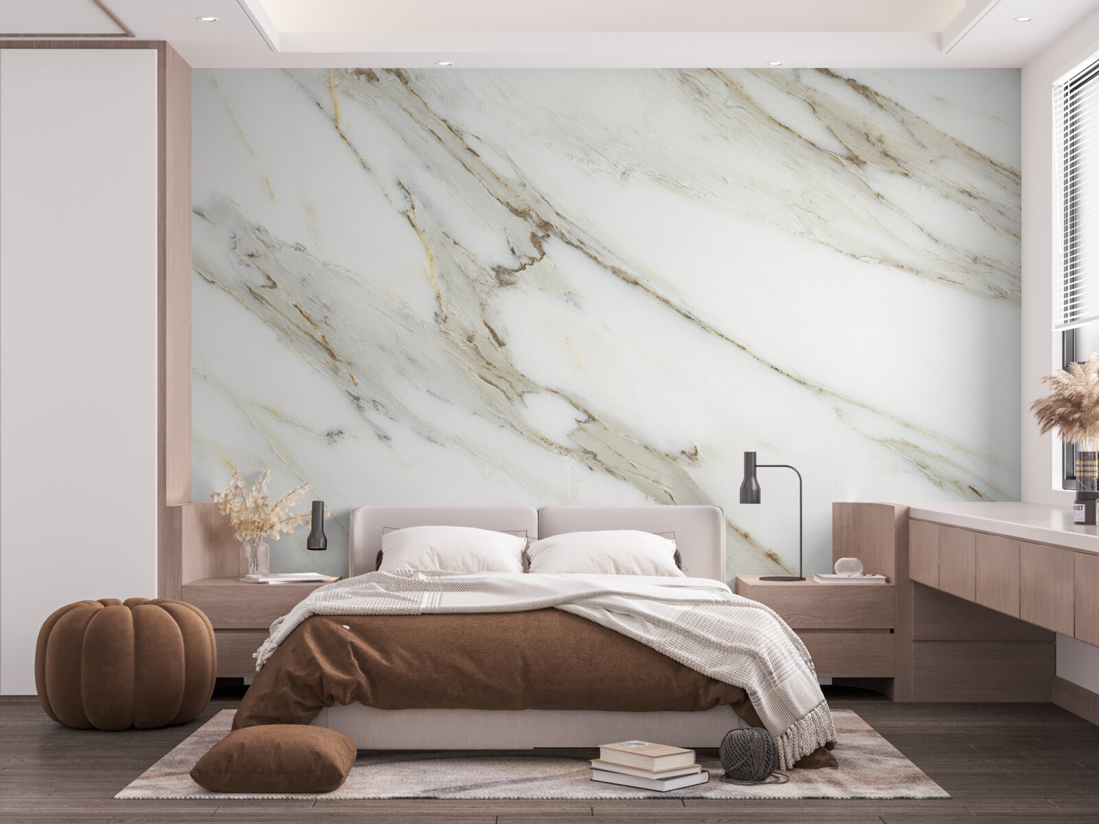 Fototapeta zlato a striebro s mramorom