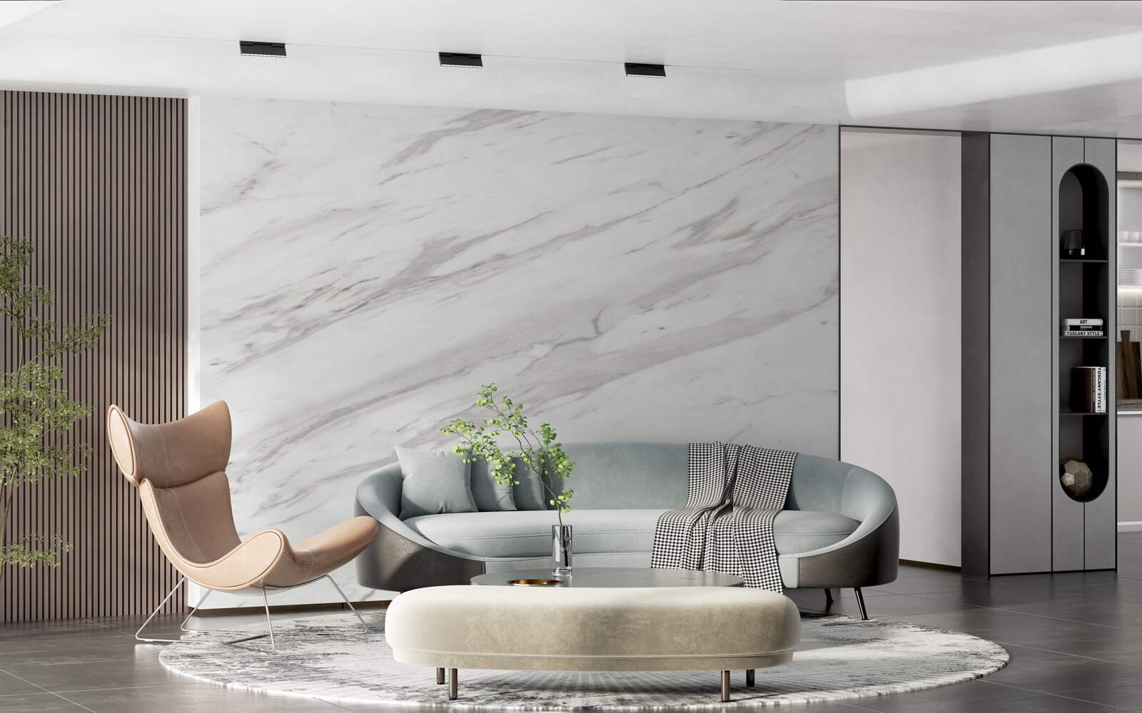 Fototapeta biely a sivý mramor