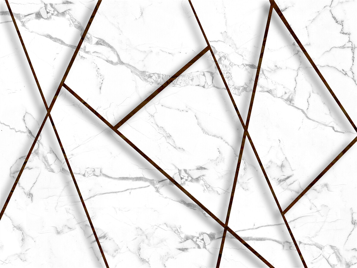 Fototapeta čierne inklúzie na bielom mramore