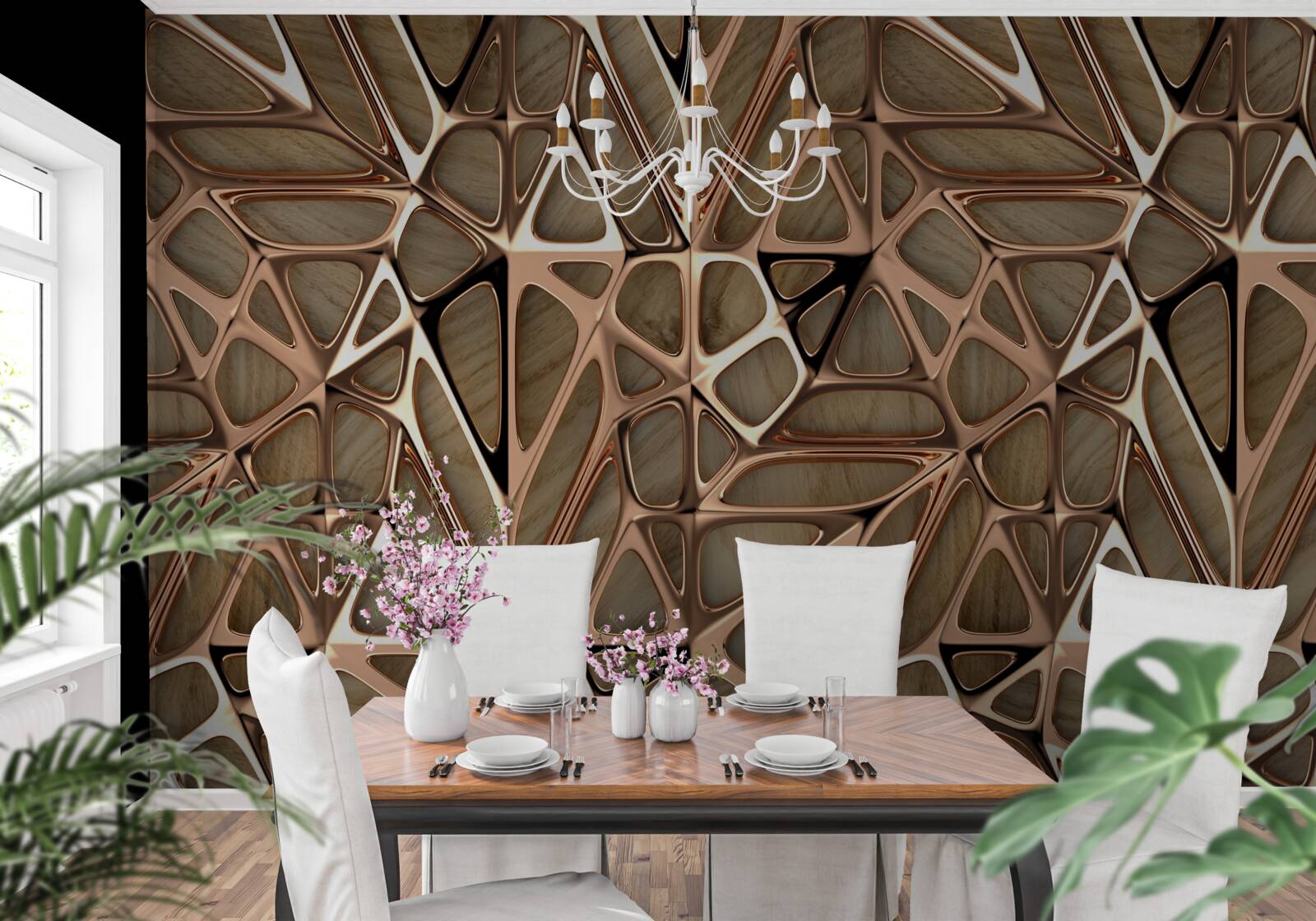 Fototapeta textúra dreva a kovu