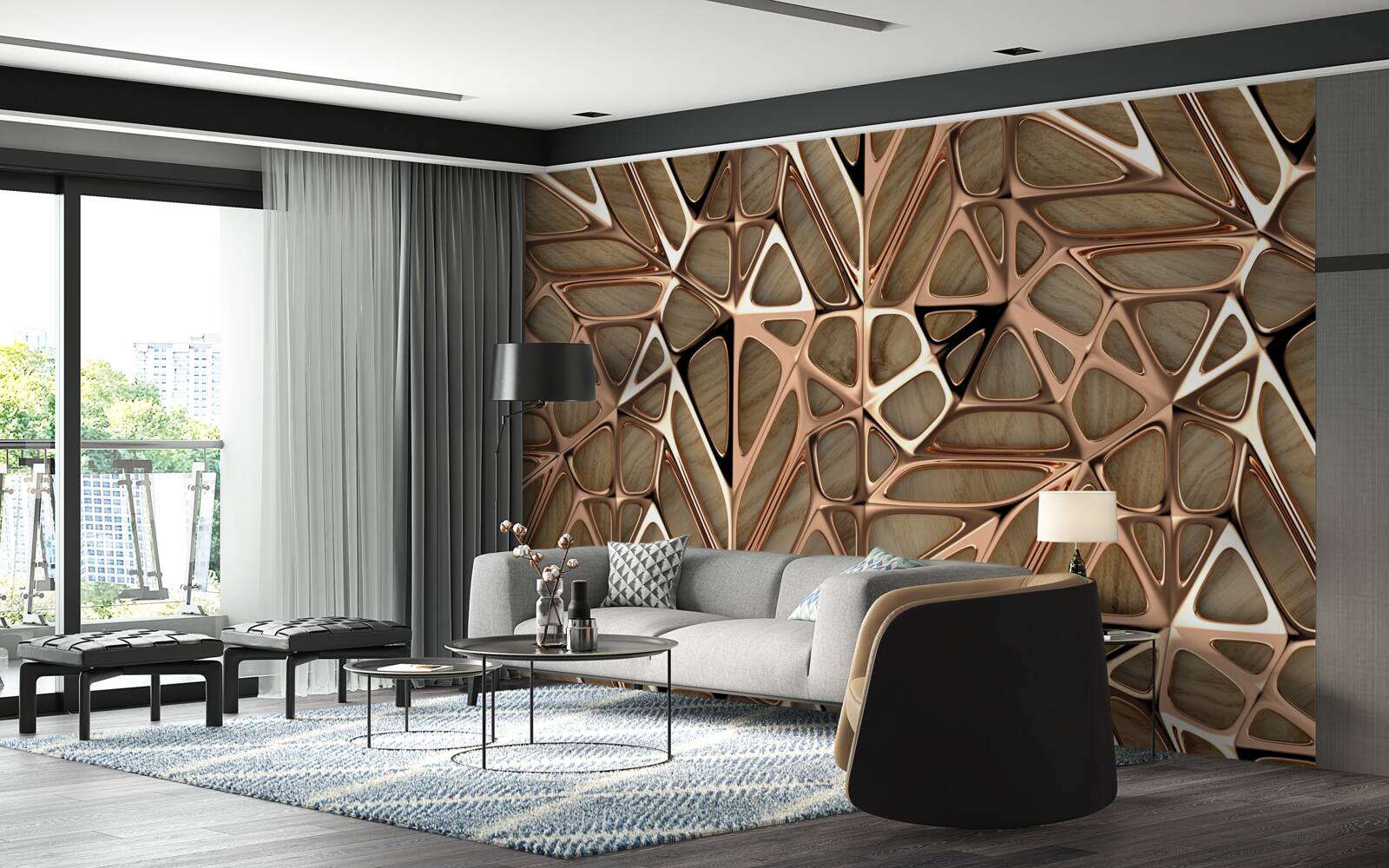 Fototapeta textúra dreva a kovu