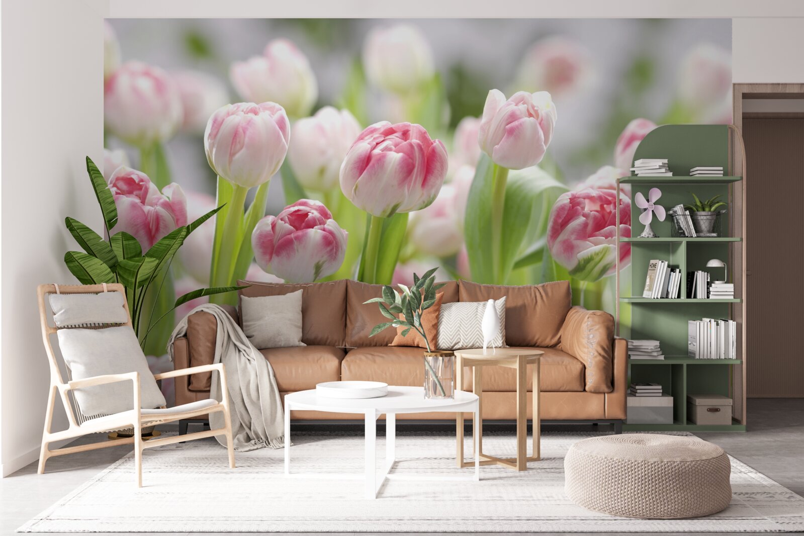 Fototapeta neotvorené púčiky tulipánov