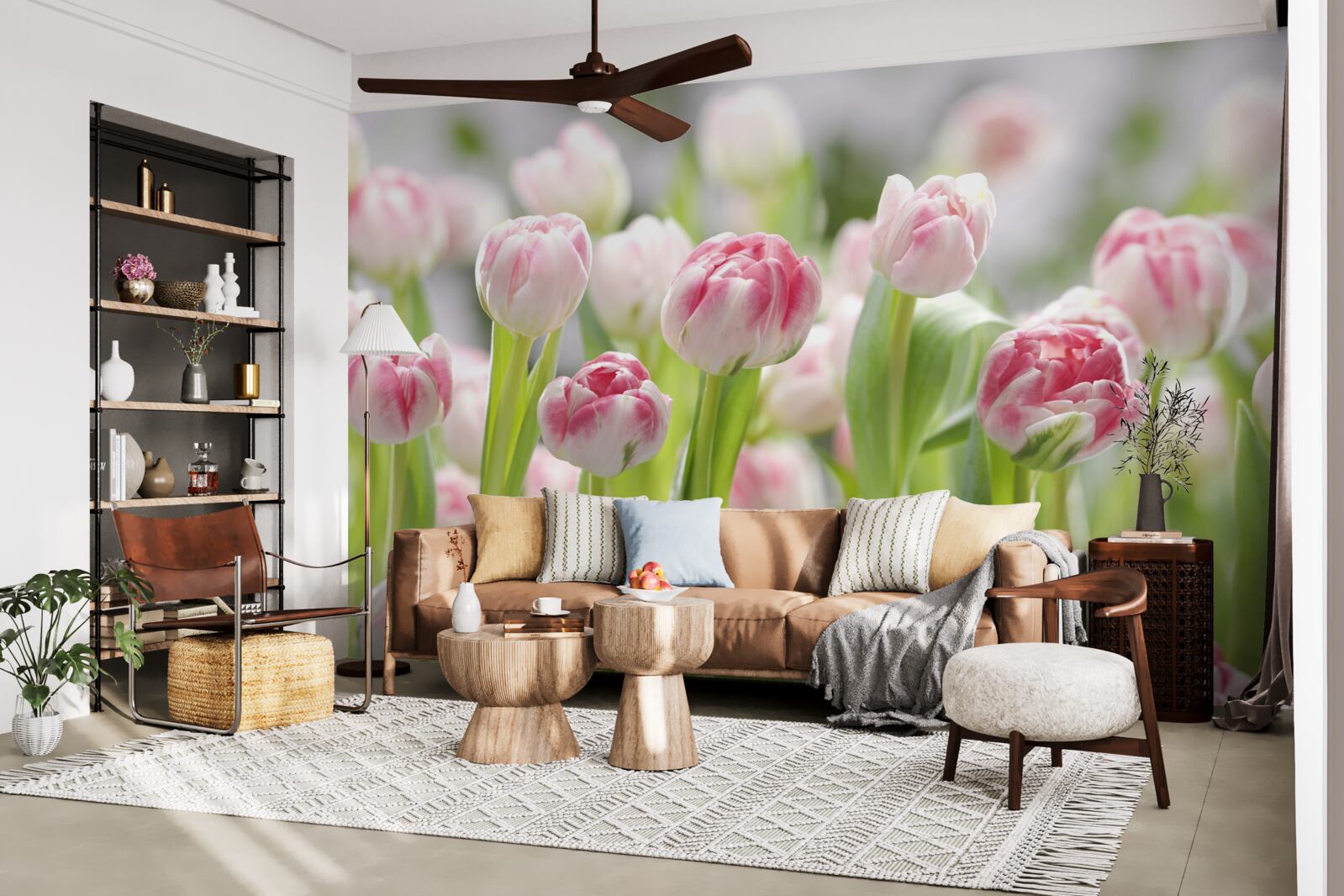 Fototapeta neotvorené púčiky tulipánov