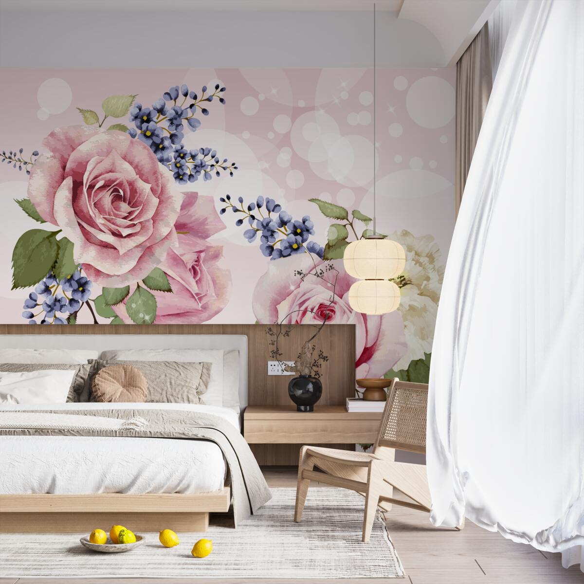 Fototapeta púčiky ruží v usporiadaní