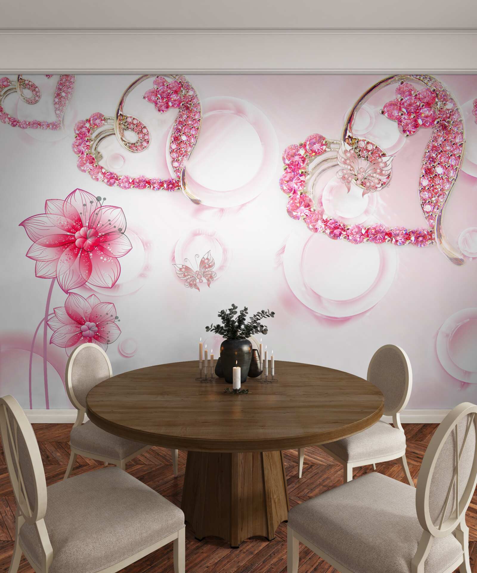 Fototapeta zlaté šperky s kameňmi