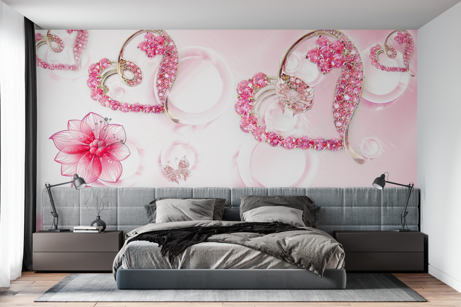 Fototapeta zlaté šperky s kameňmi