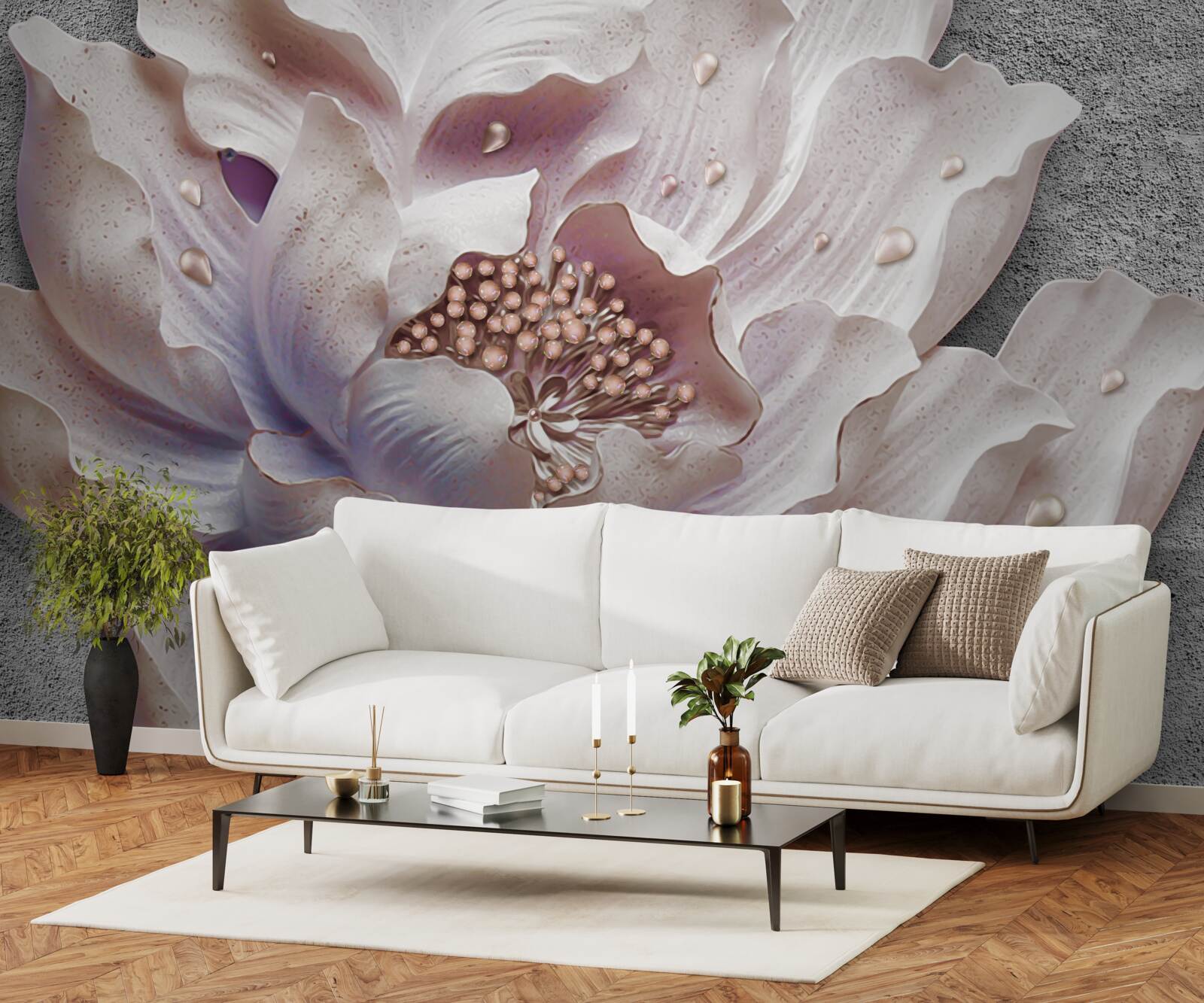 Fototapeta nádherný púčik pivonky