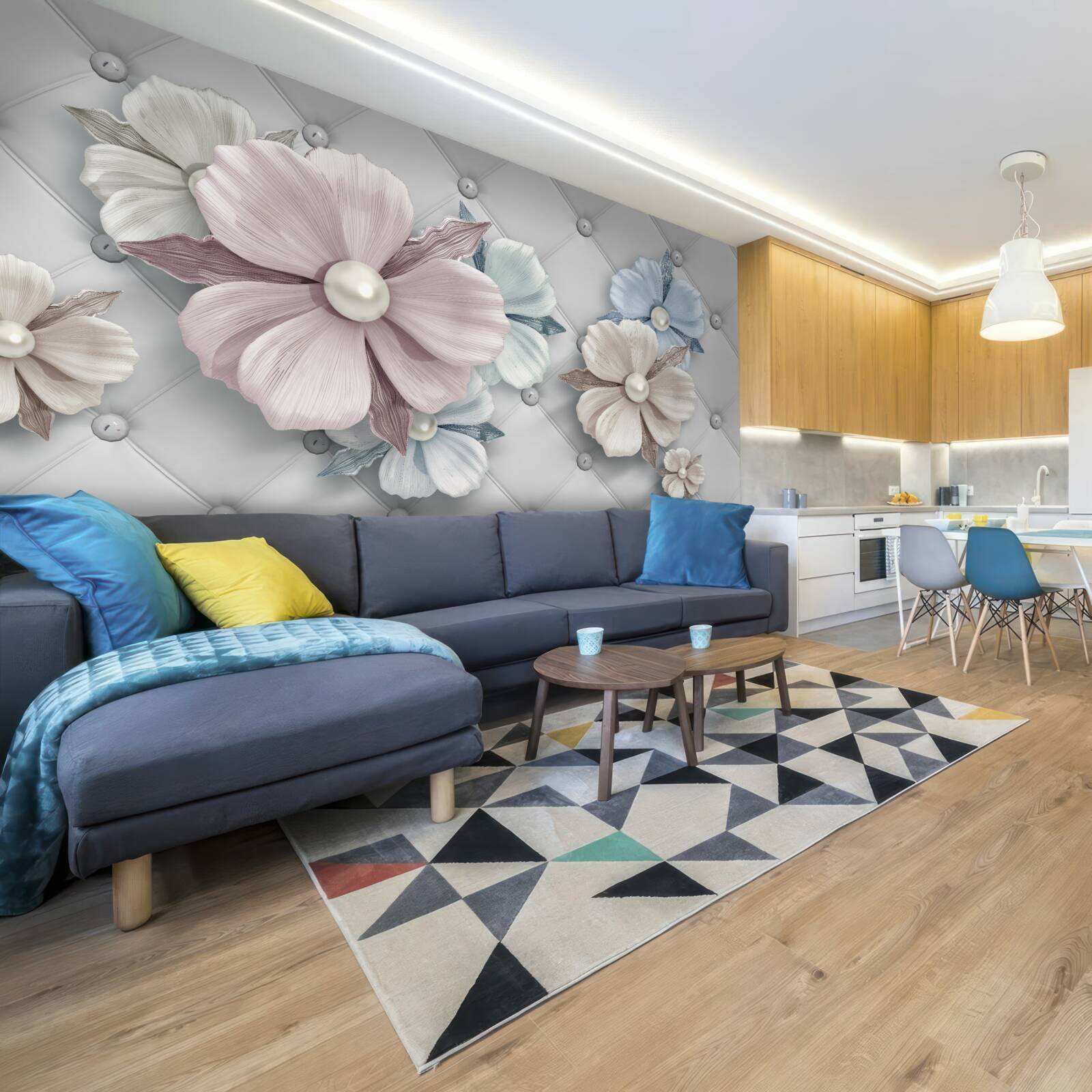 Fototapeta textúra kvetu a perly