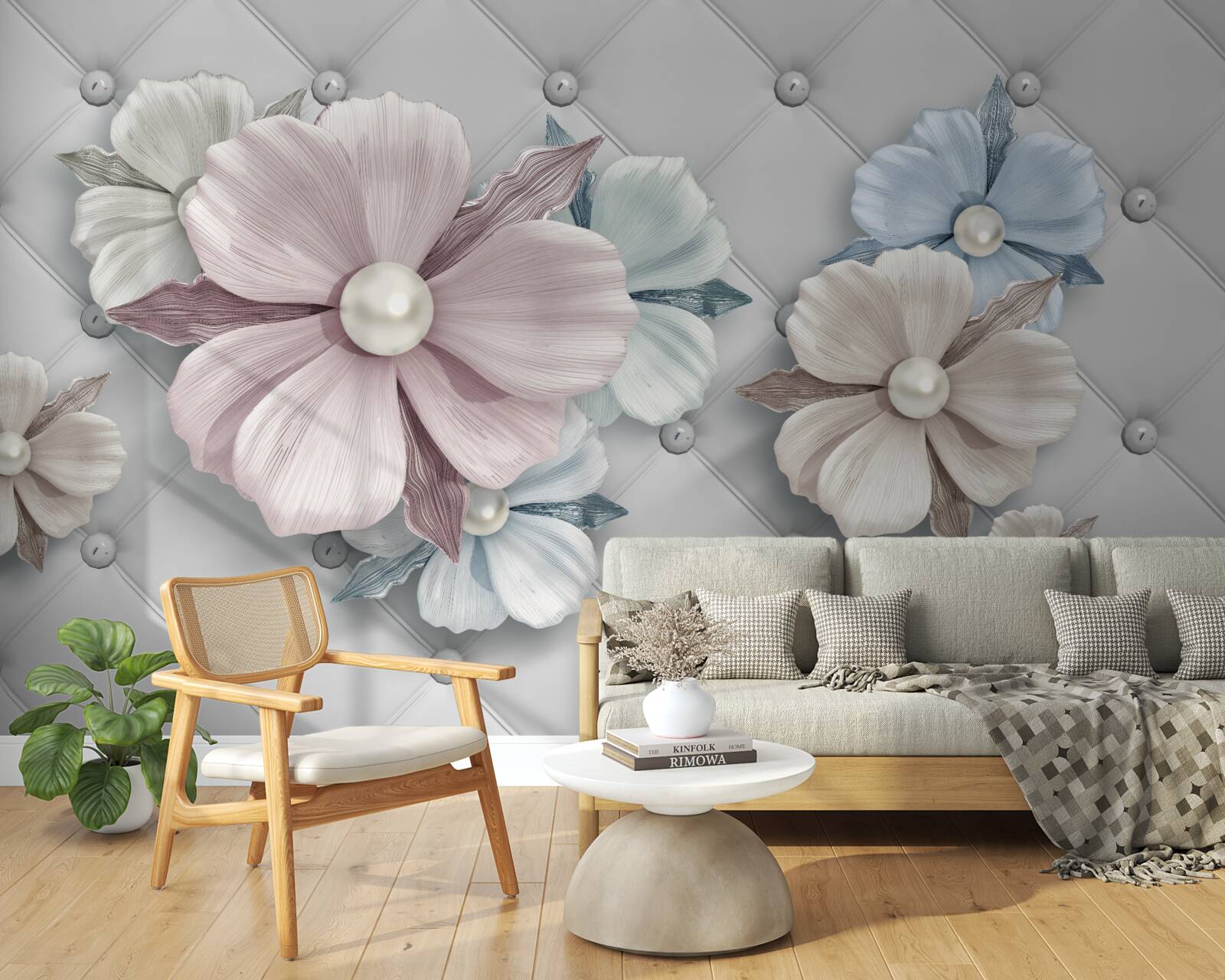 Fototapeta textúra kvetu a perly