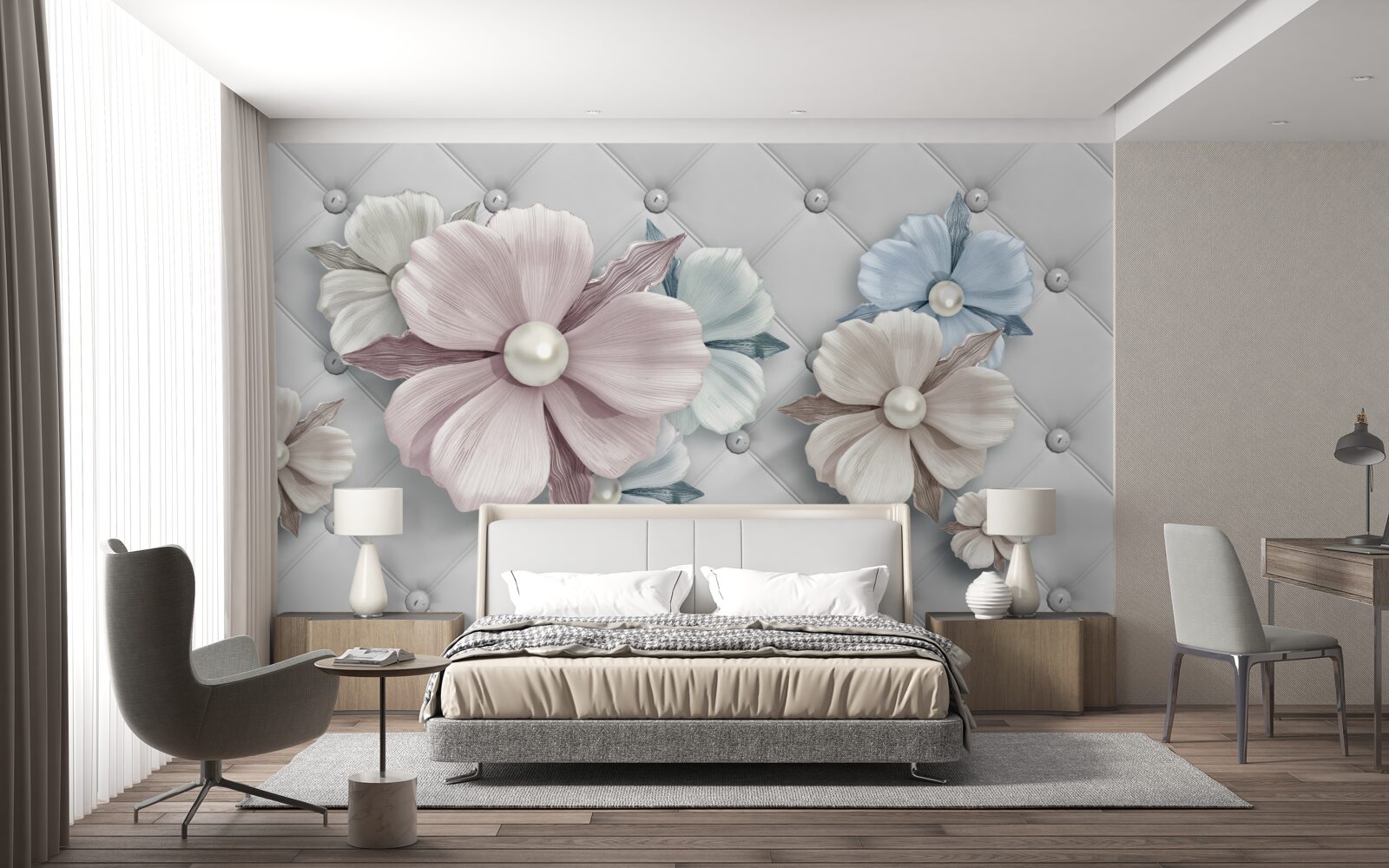 Fototapeta textúra kvetu a perly