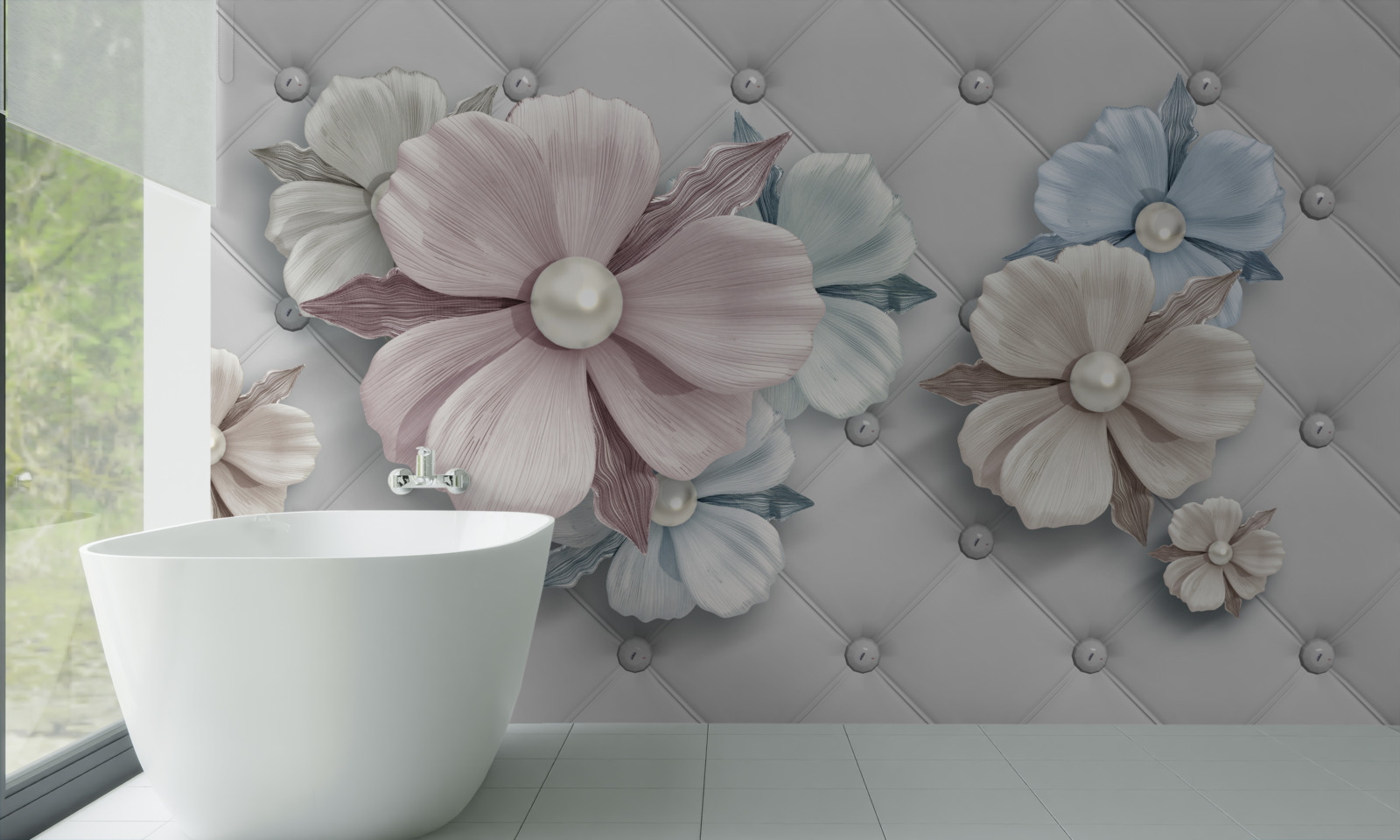 Fototapeta textúra kvetu a perly