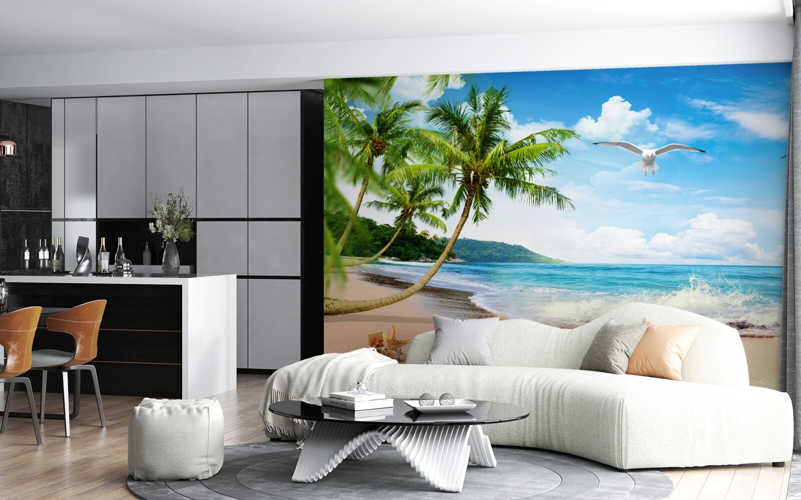 Fototapeta pobrežná krajina v trópoch