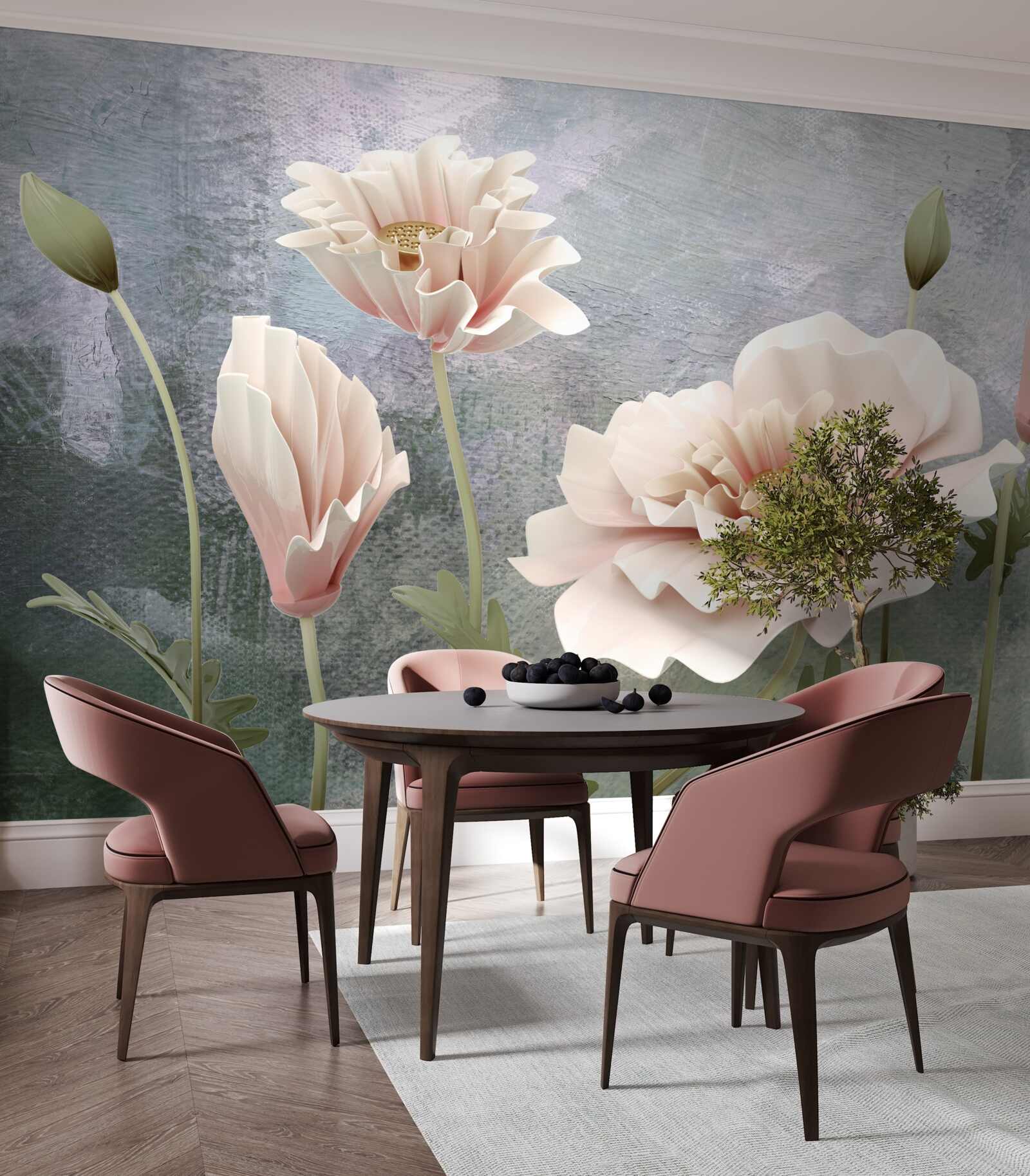 Fototapeta po noci púčiky kvitnú