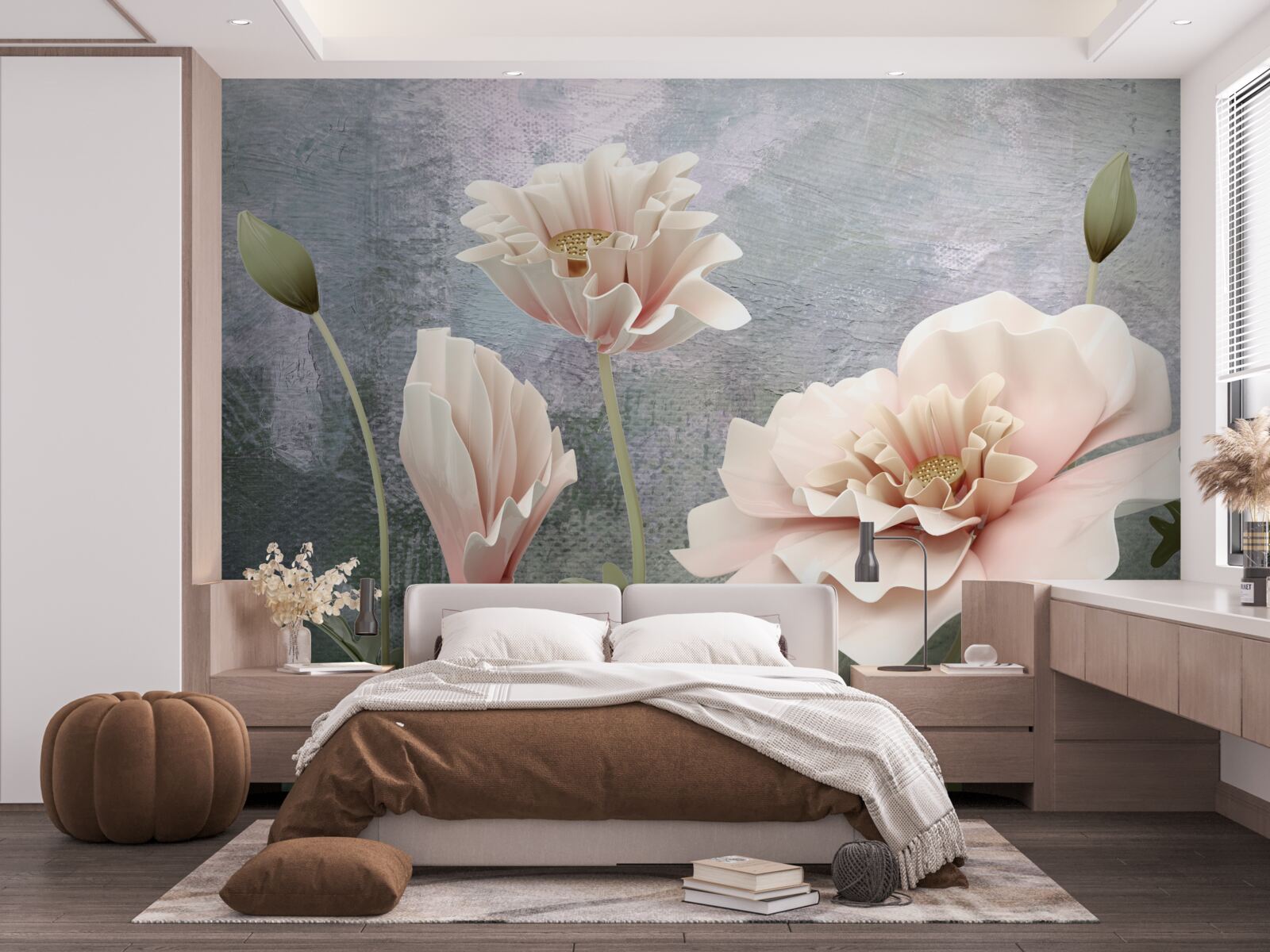 Fototapeta po noci púčiky kvitnú