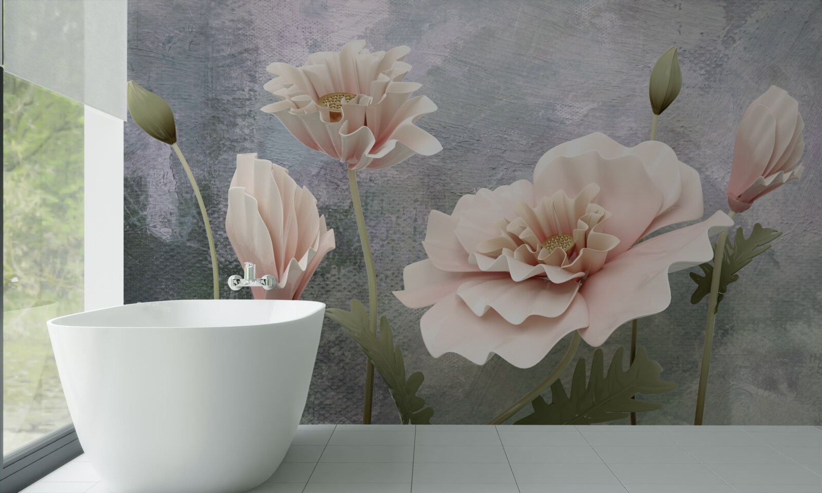 Fototapeta po noci púčiky kvitnú