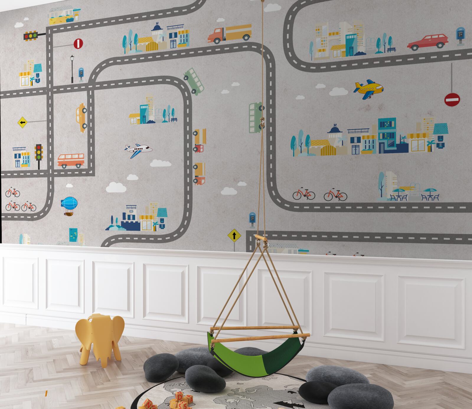 Fototapeta mestské cesty pre deti