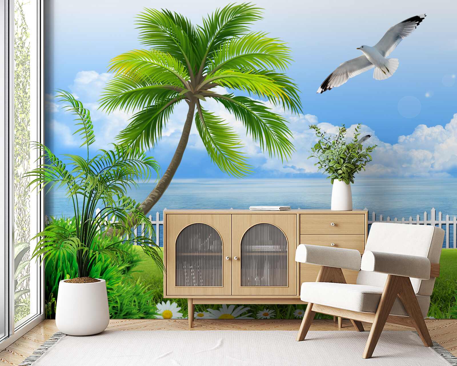 Fototapeta slnečný deň v blízkosti pobrežia