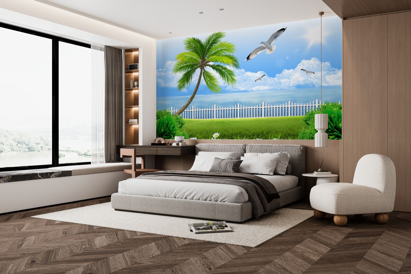 Fototapeta slnečný deň v blízkosti pobrežia