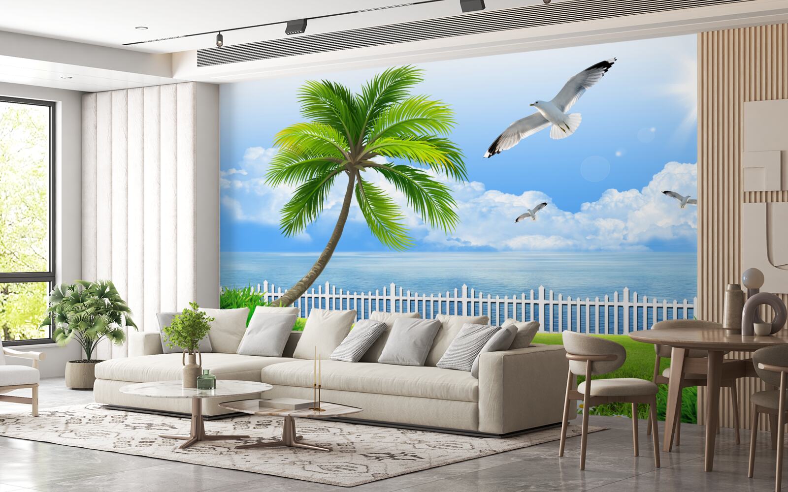 Fototapeta slnečný deň v blízkosti pobrežia