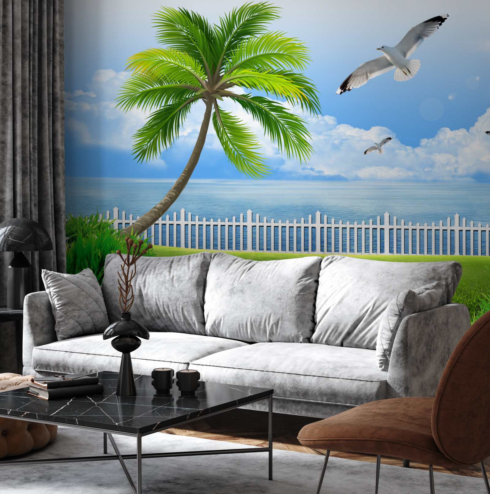 Fototapeta slnečný deň v blízkosti pobrežia