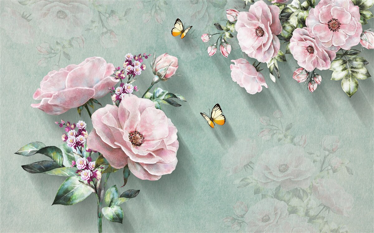 Fototapeta konáre nádherných kvetov