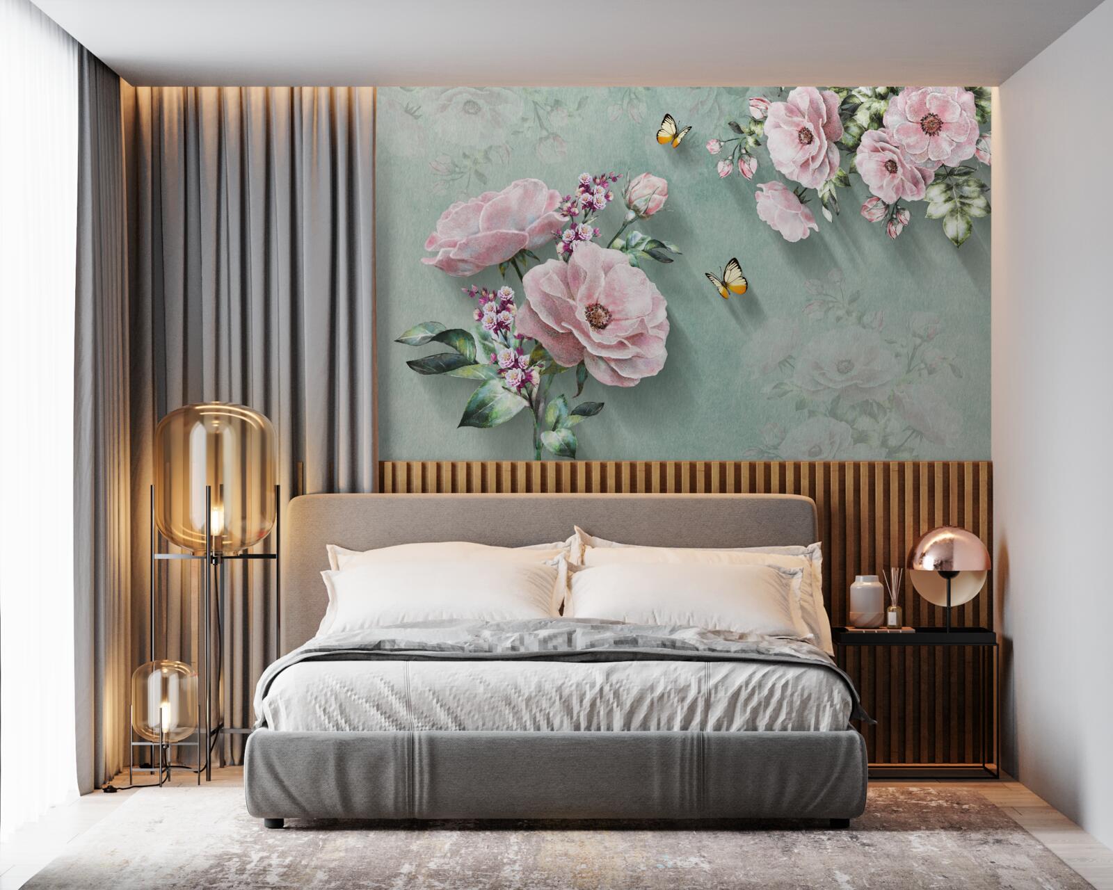 Fototapeta konáre nádherných kvetov