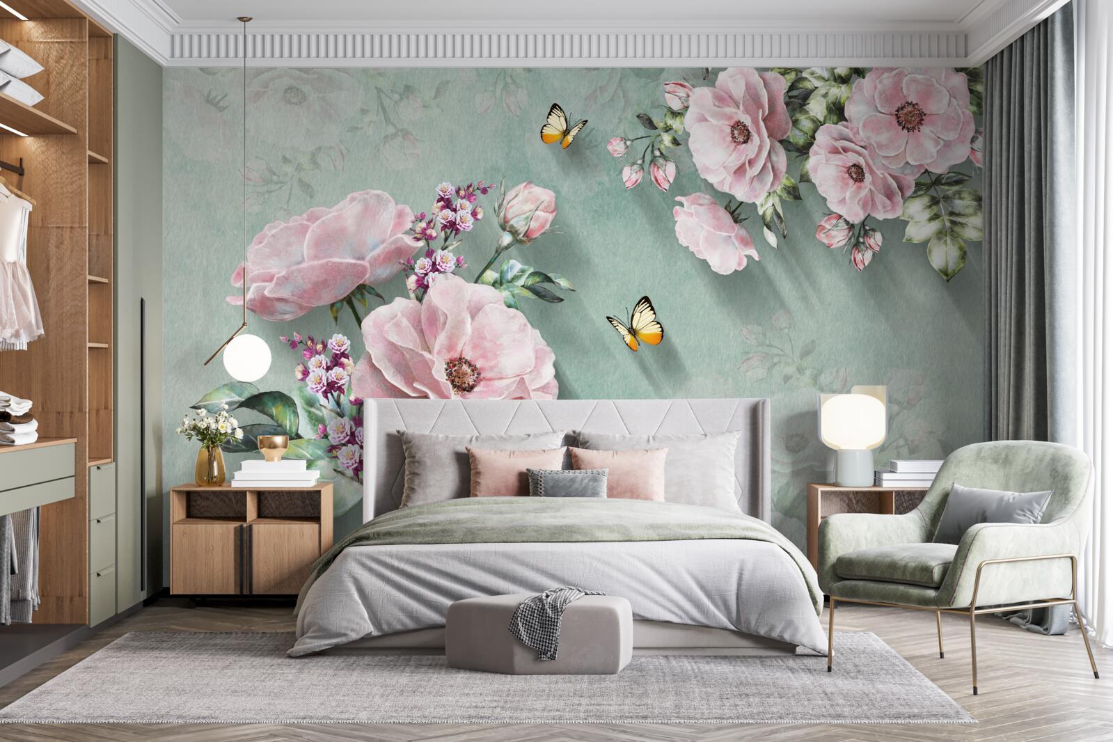 Fototapeta konáre nádherných kvetov