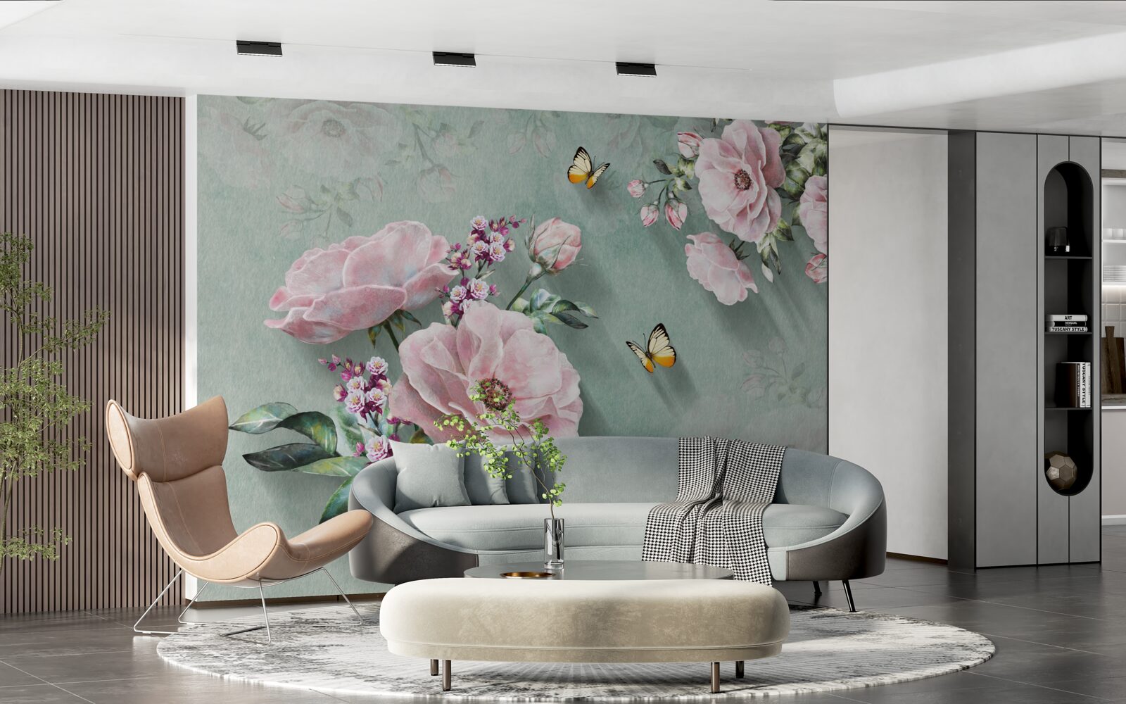 Fototapeta konáre nádherných kvetov